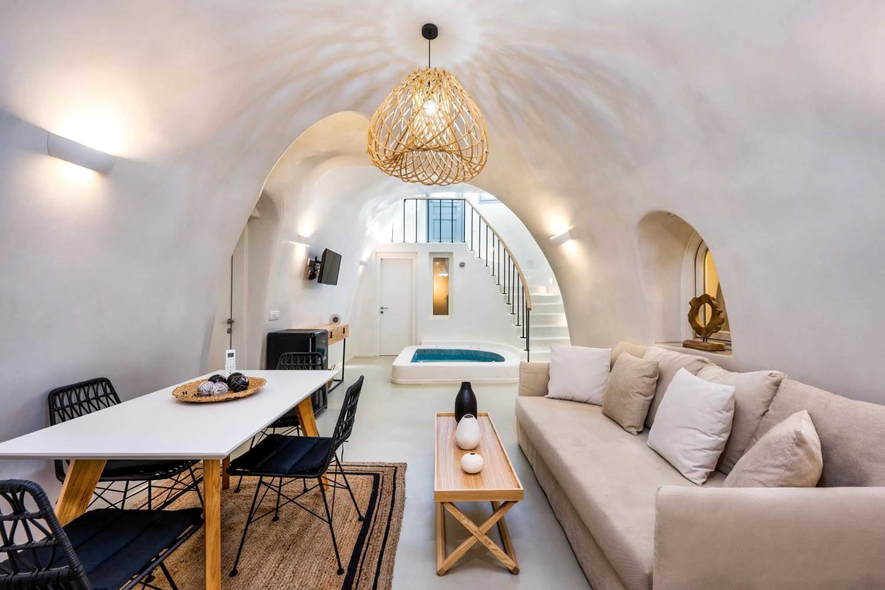 Seating area in Hill Suites