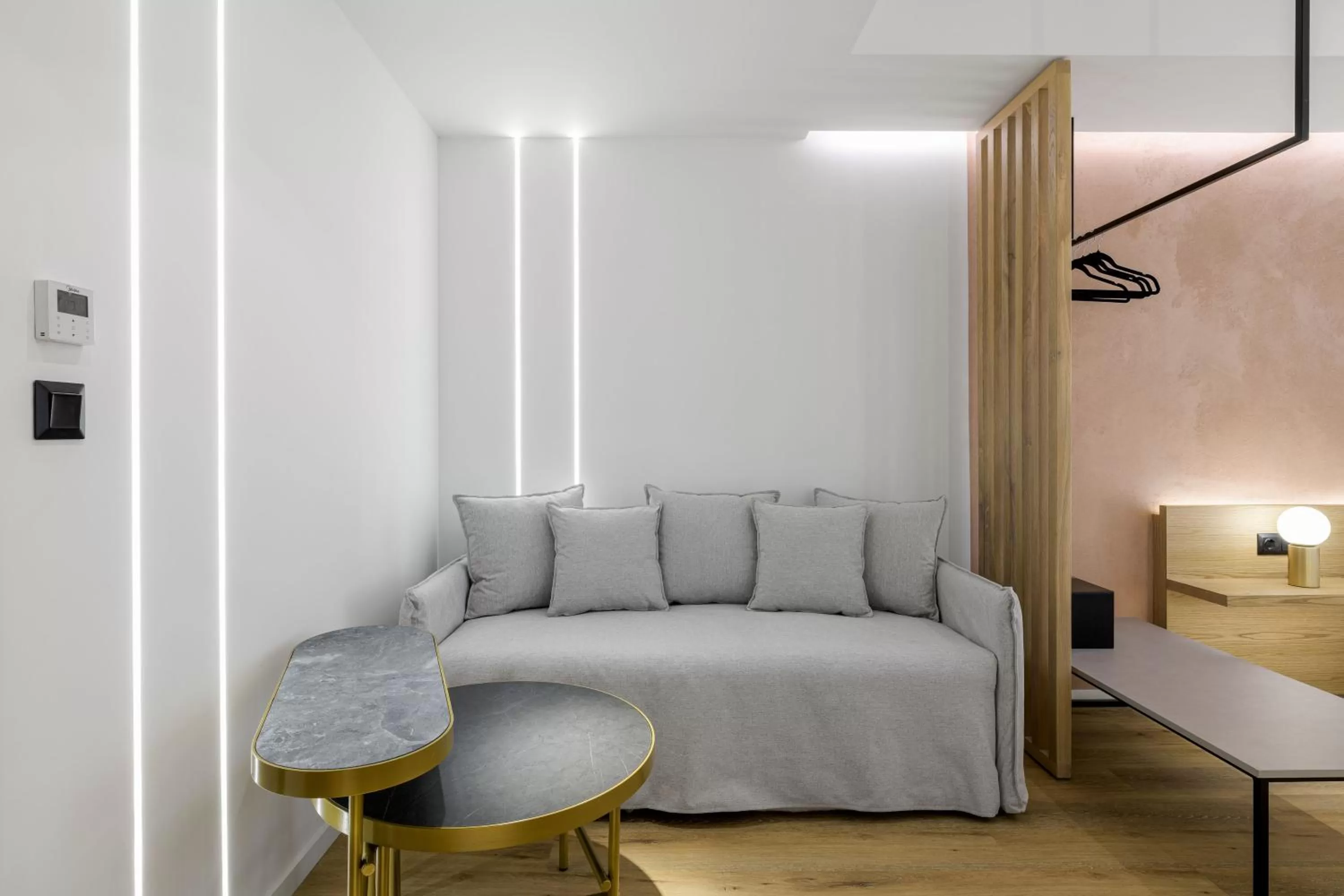 Bed in Acropolis Magenta Luxury Suites