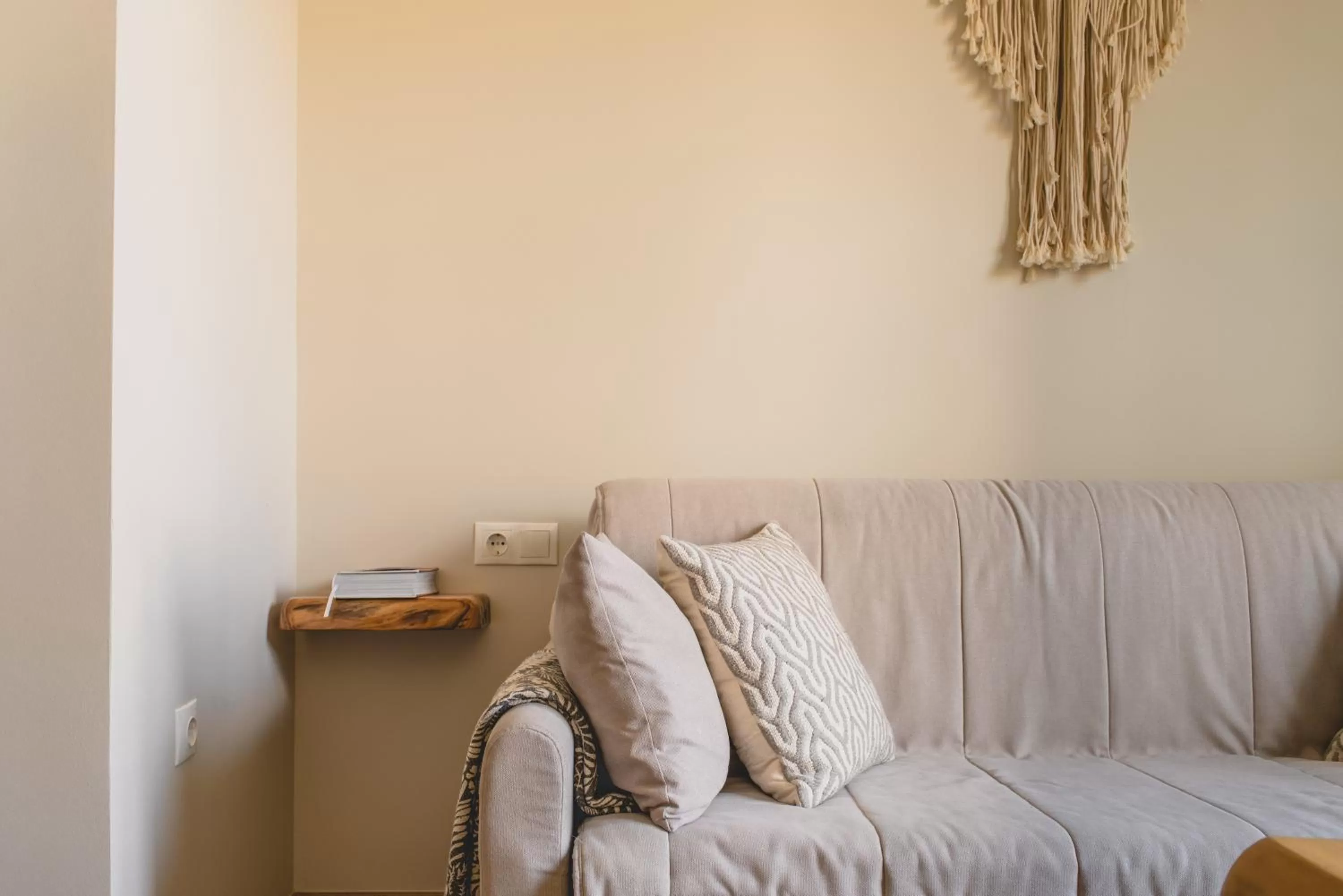 Bed in Living Stone Aparthotel