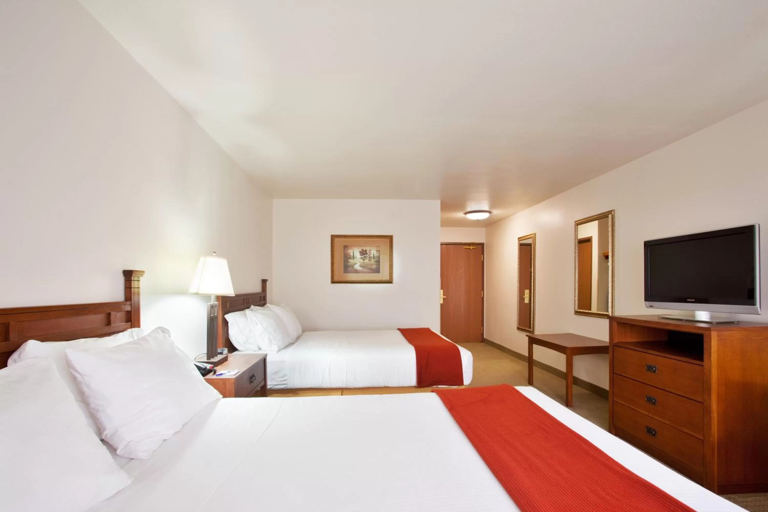 Photo of the whole room, Bed in Holiday Inn Express Hotel & Suites Mattoon by IHG