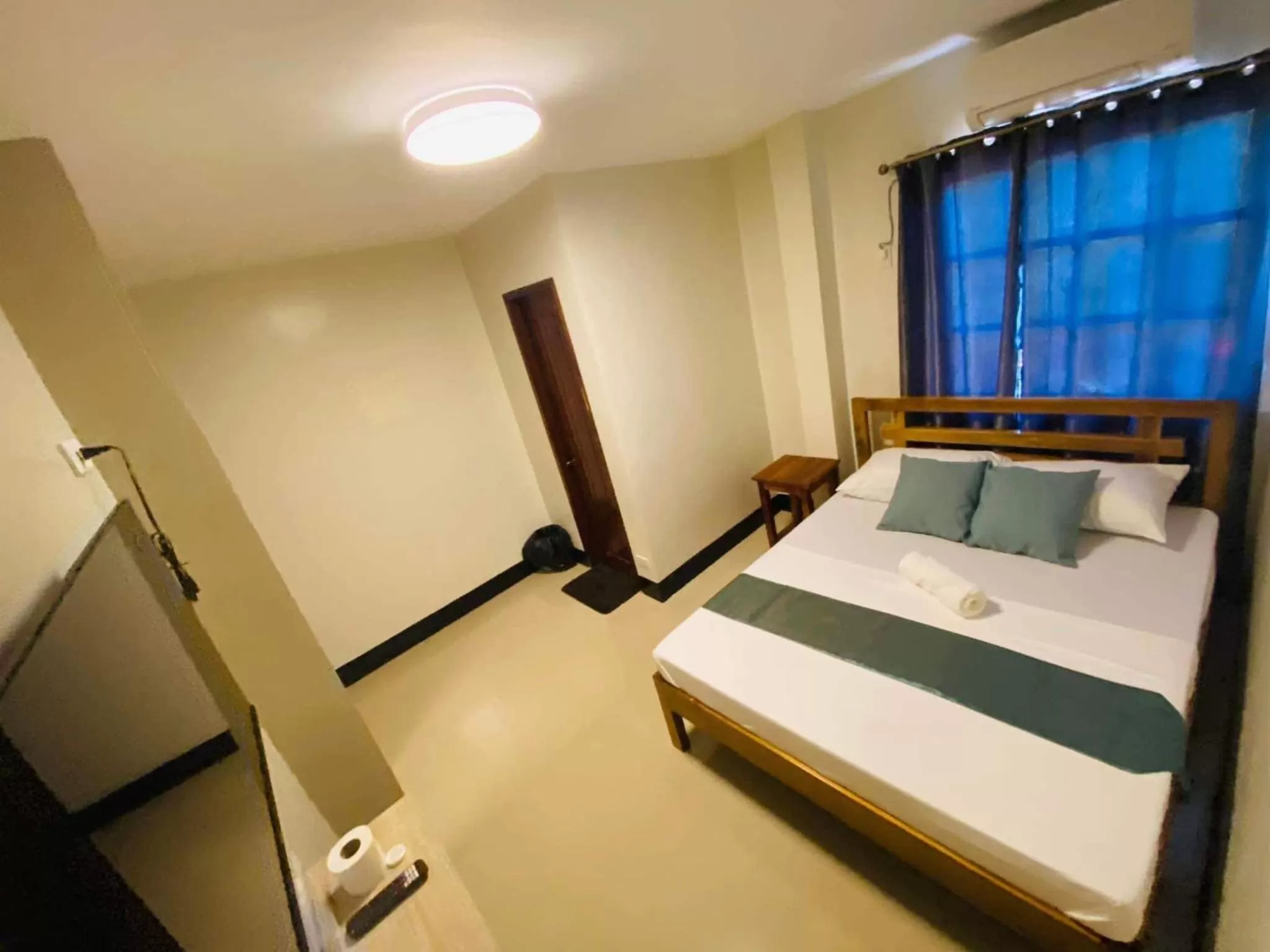 Bed in Mongki's Pensionhouse