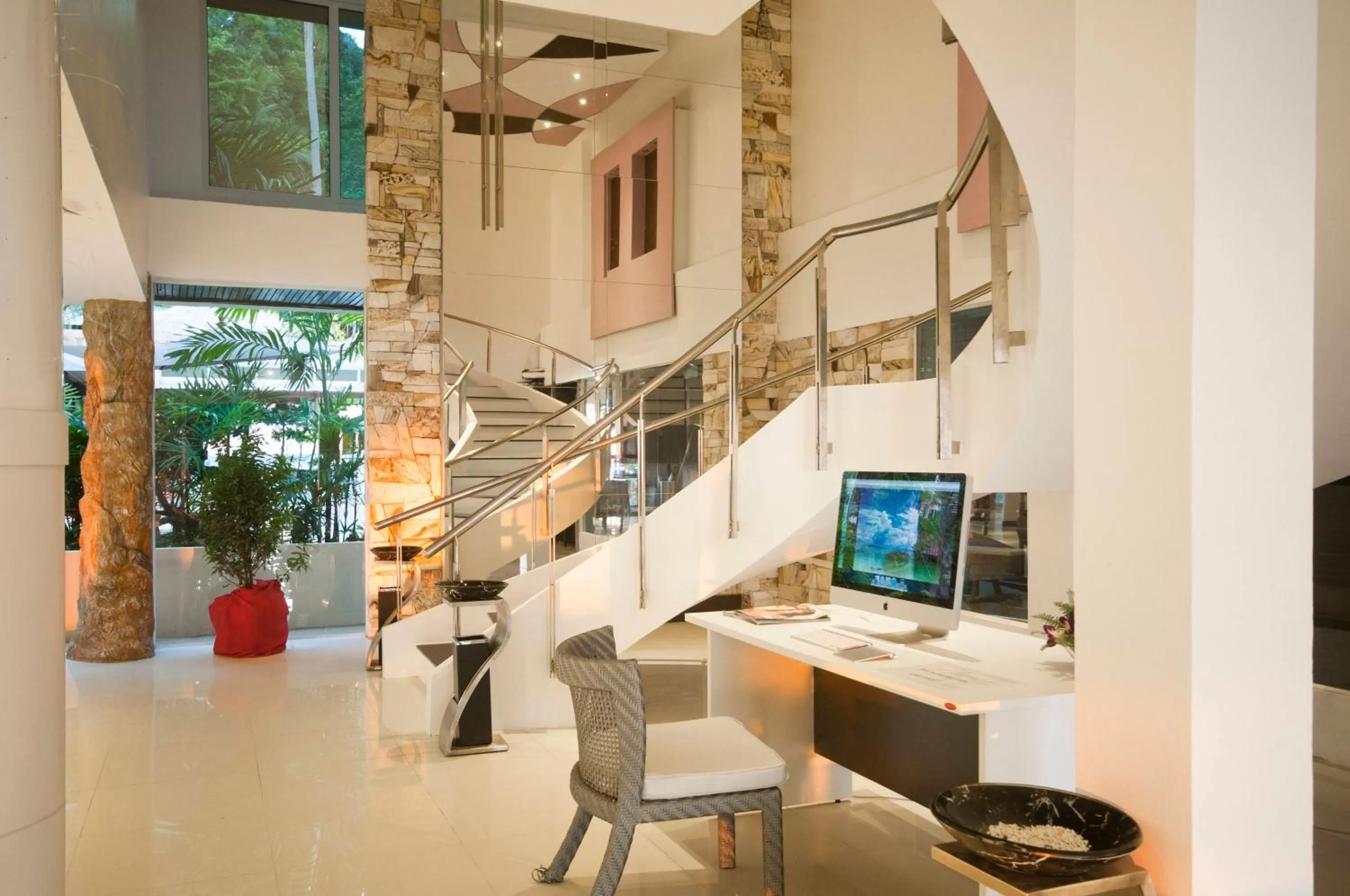 Lobby or reception in The L Resort, Krabi