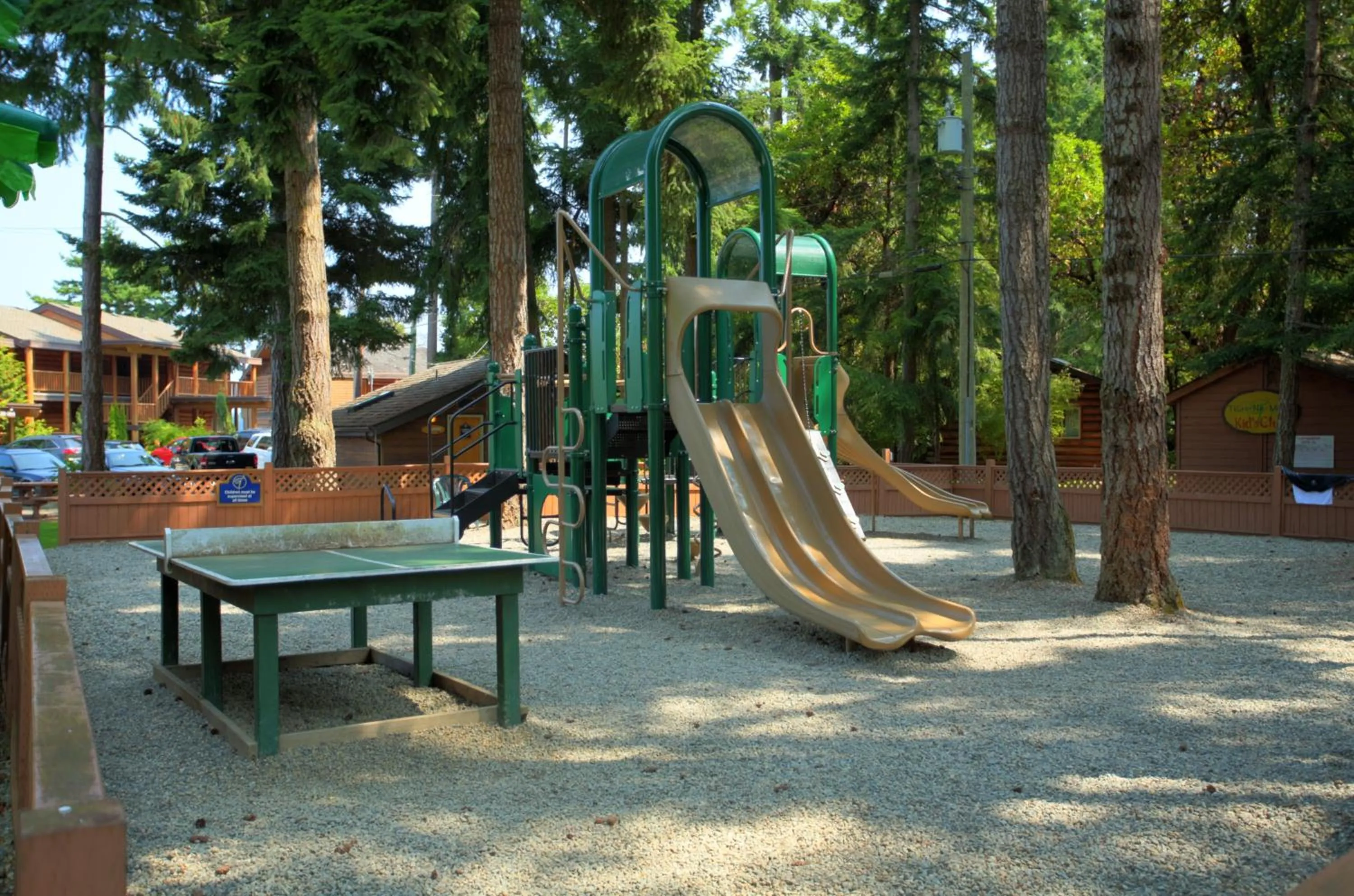 Children play ground in Tigh-Na-Mara Seaside Spa Resort