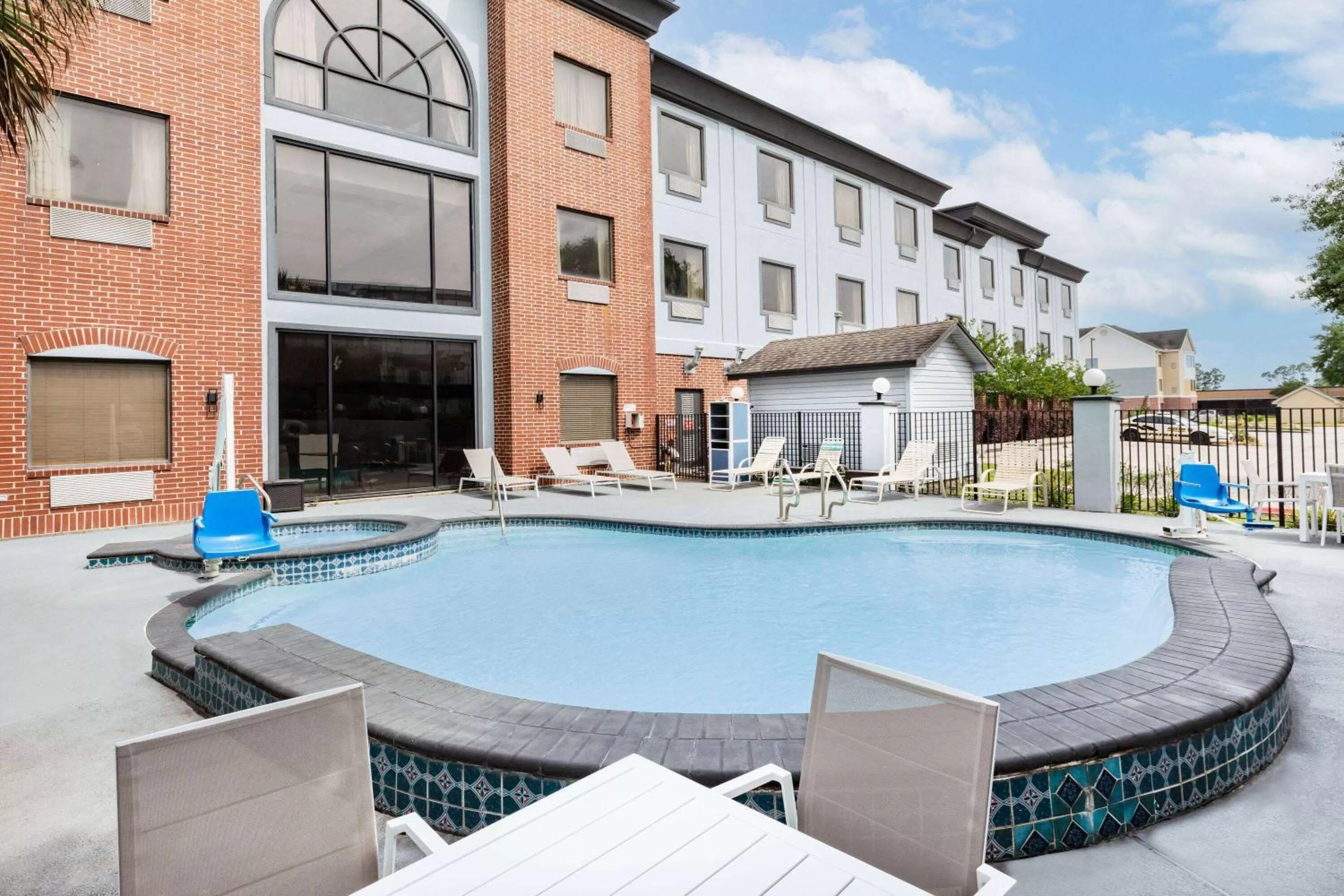Pool view in Wingate by Wyndham Houston Bush Intercontinental Airport