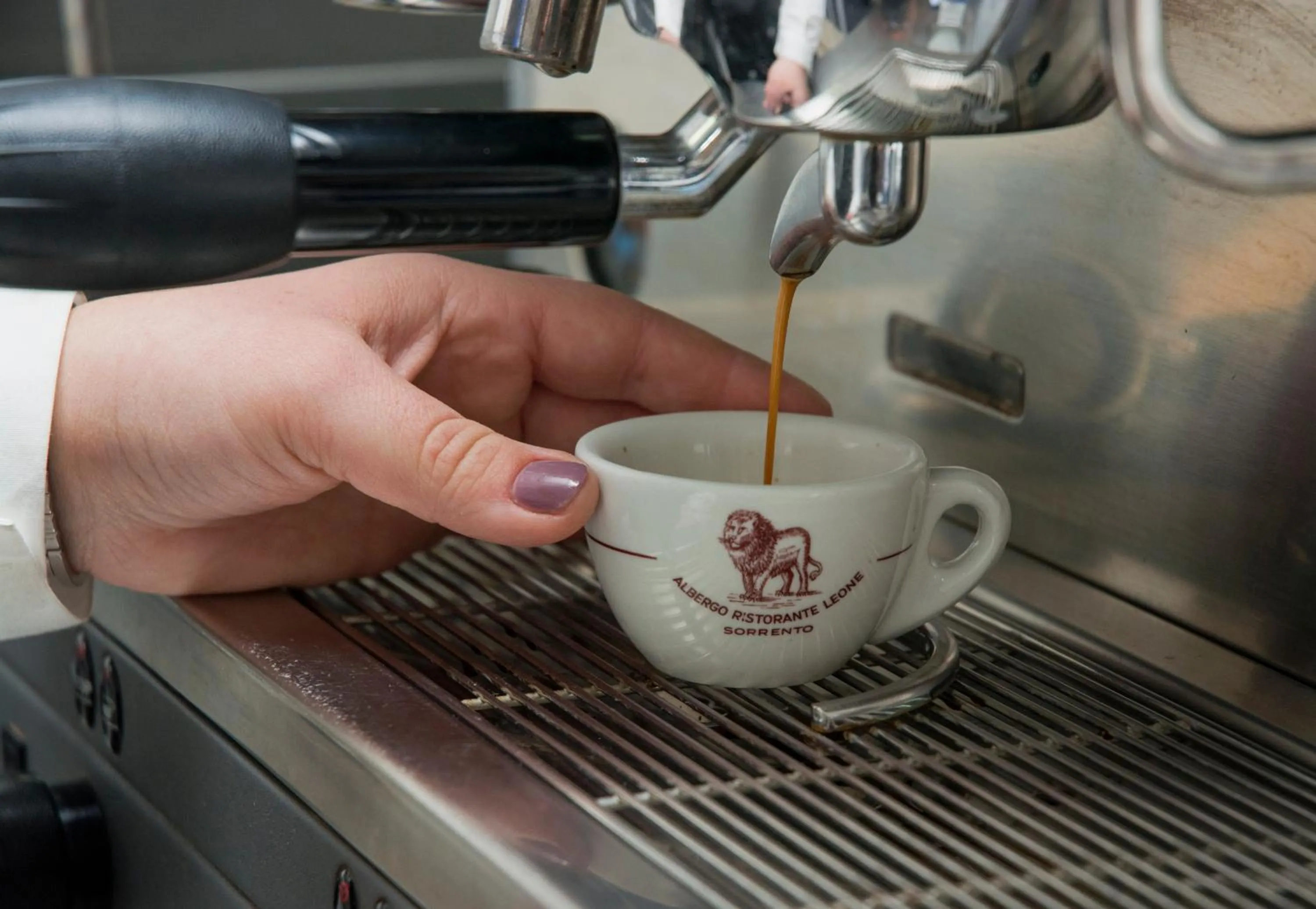 Decorative detail in Hotel Leone