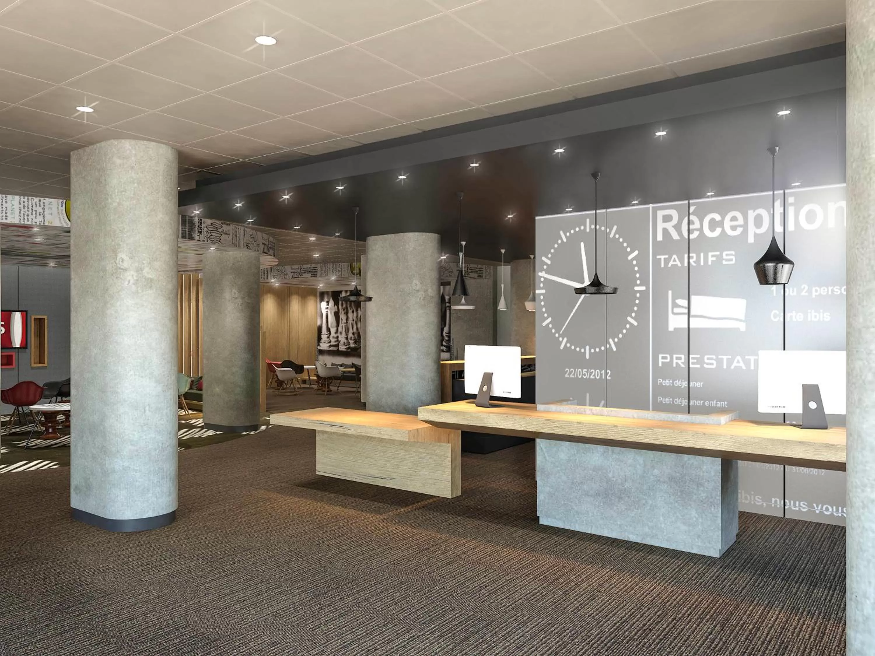 Lobby or reception in Ibis Wroclaw Centrum