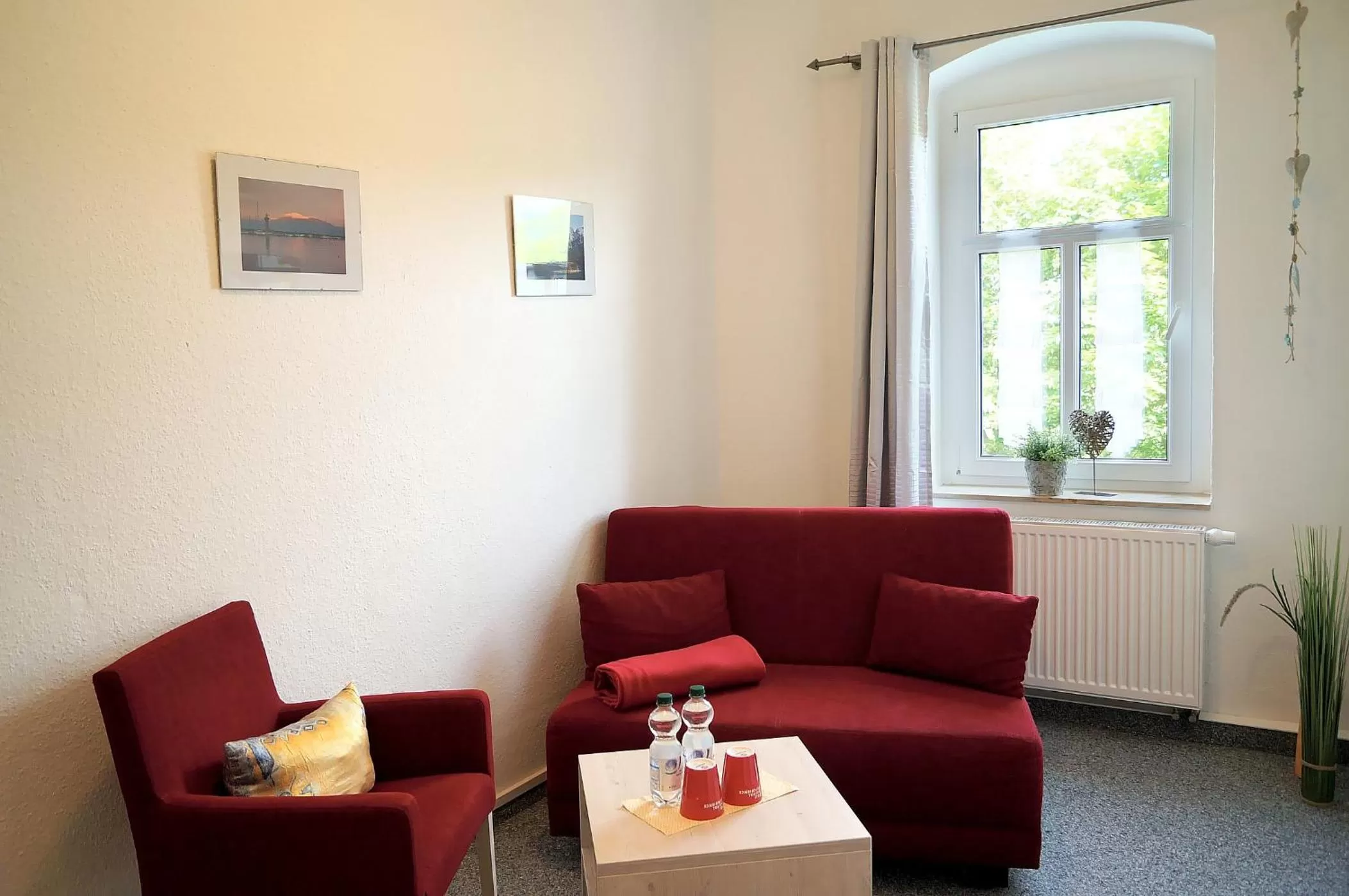 Living room in Erzgebirgshotel Misnia Bärenfels