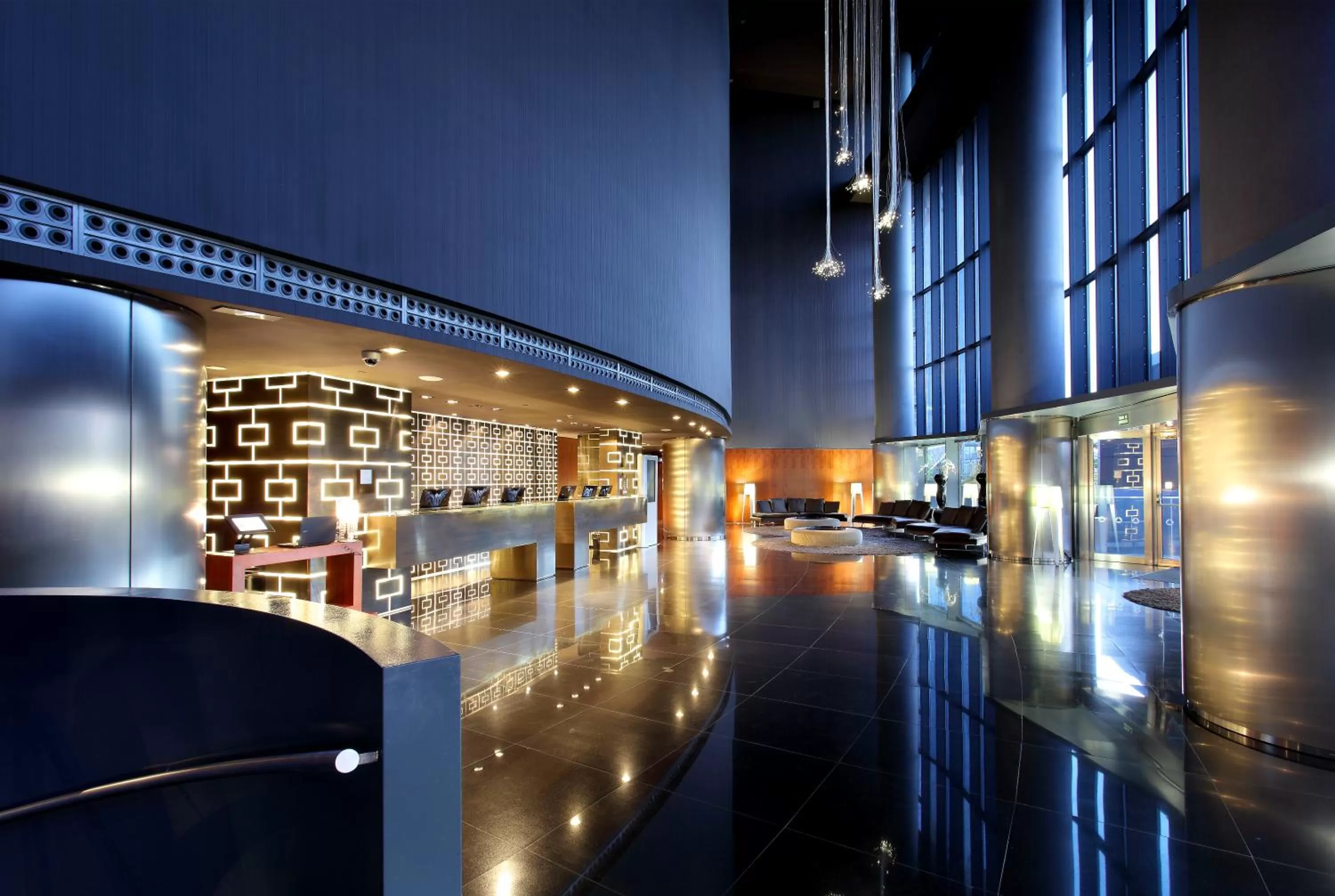 Lobby or reception in Eurostars Madrid Tower