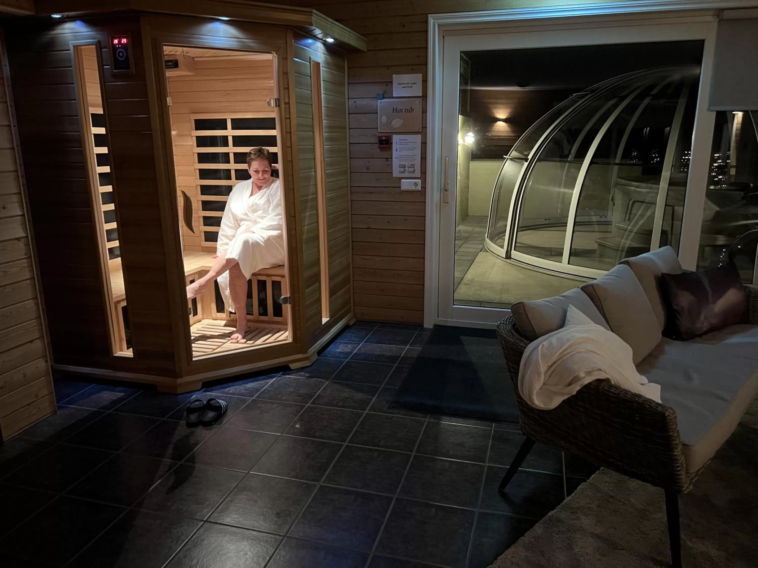 Sauna in Hotel Natur Akureyri