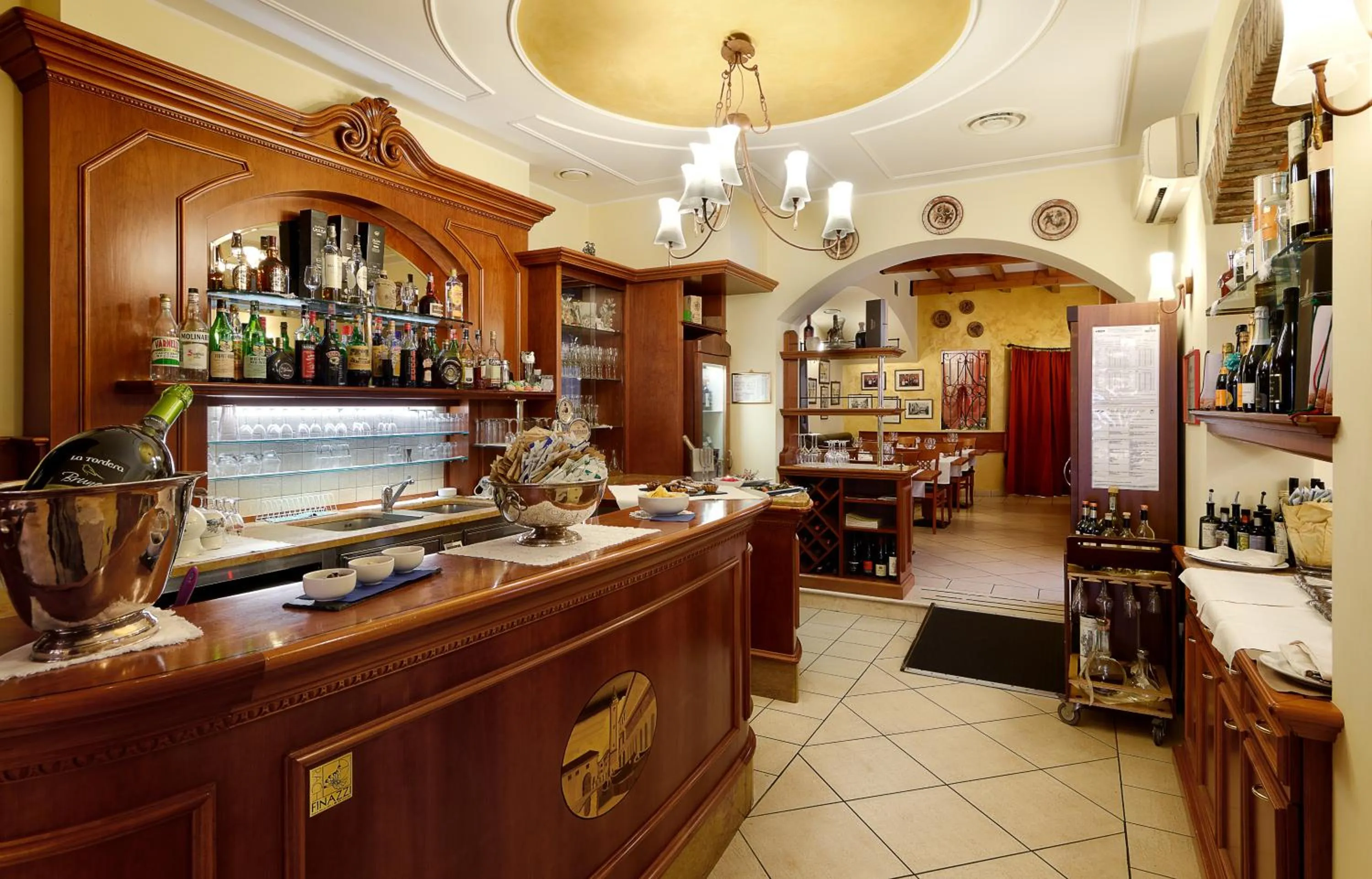 Lounge or bar in Locanda La Comacina