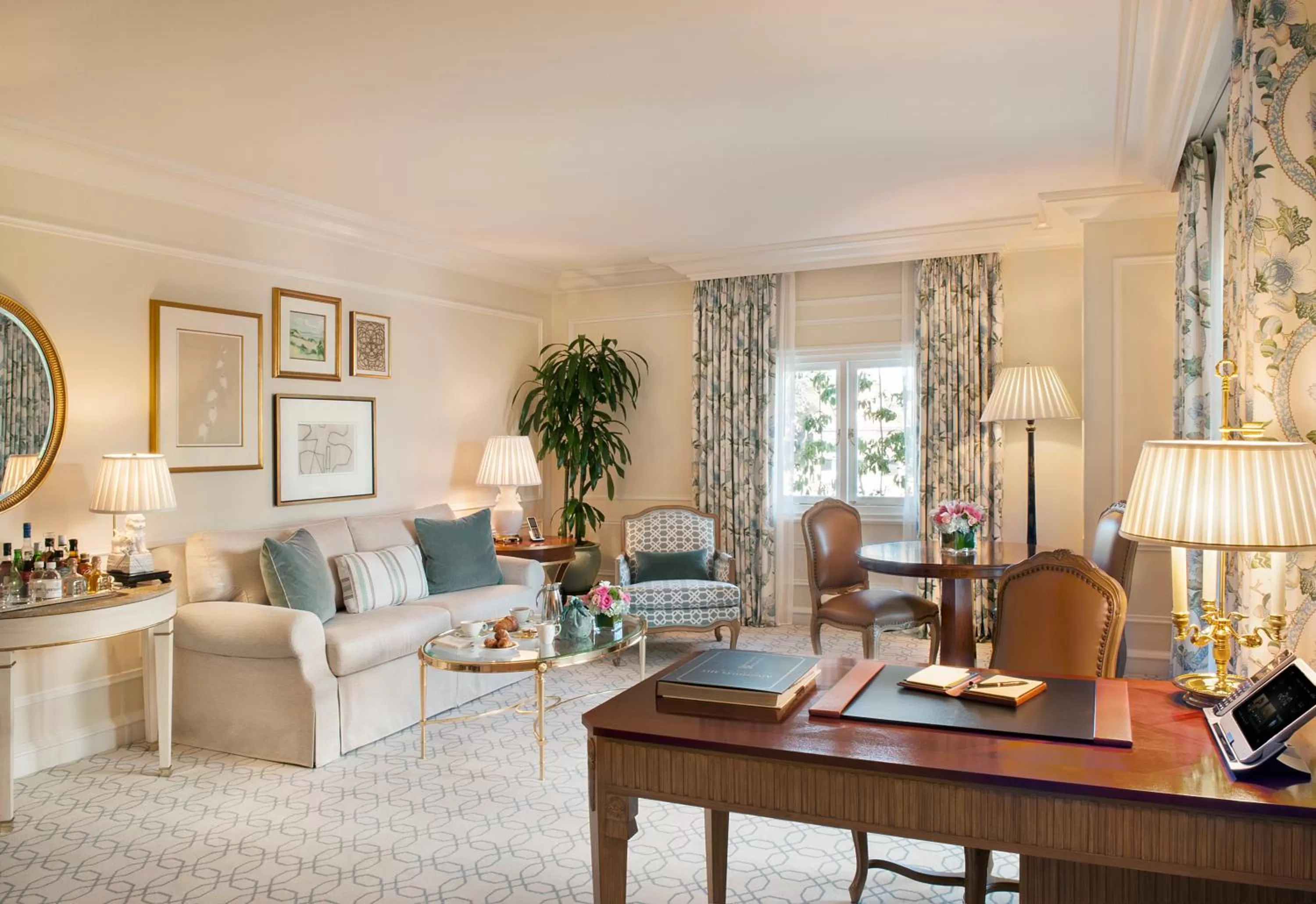 Seating area in The Peninsula Beverly Hills