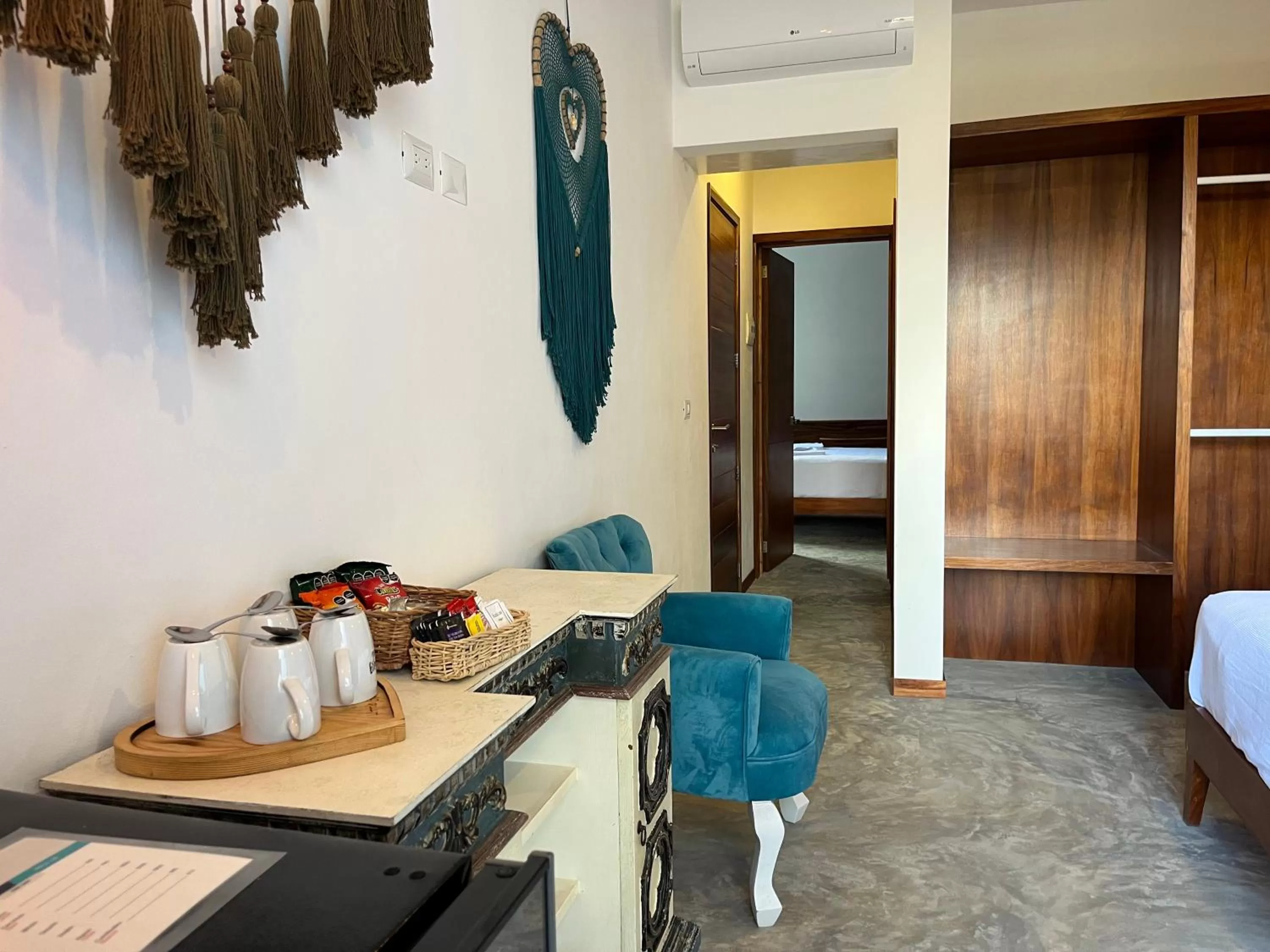 Coffee/tea facilities, Bed in Little Gem Hotel Tulum La Veleta