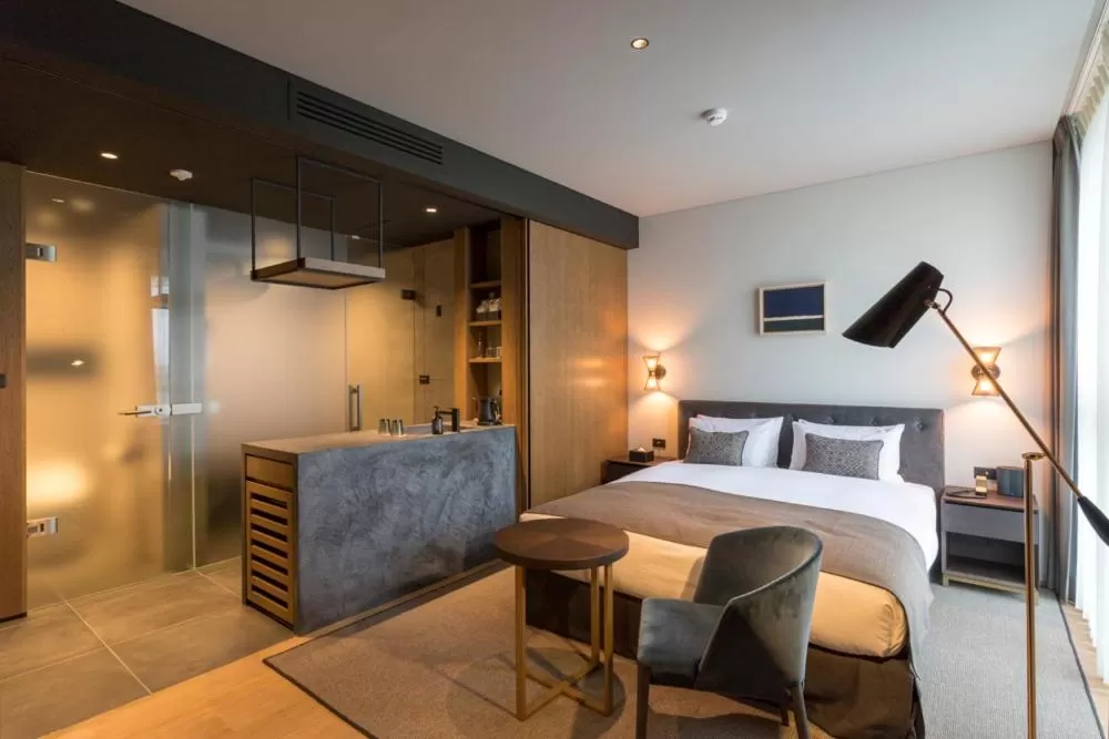 Bed in HOTEL CANATA KYOTO