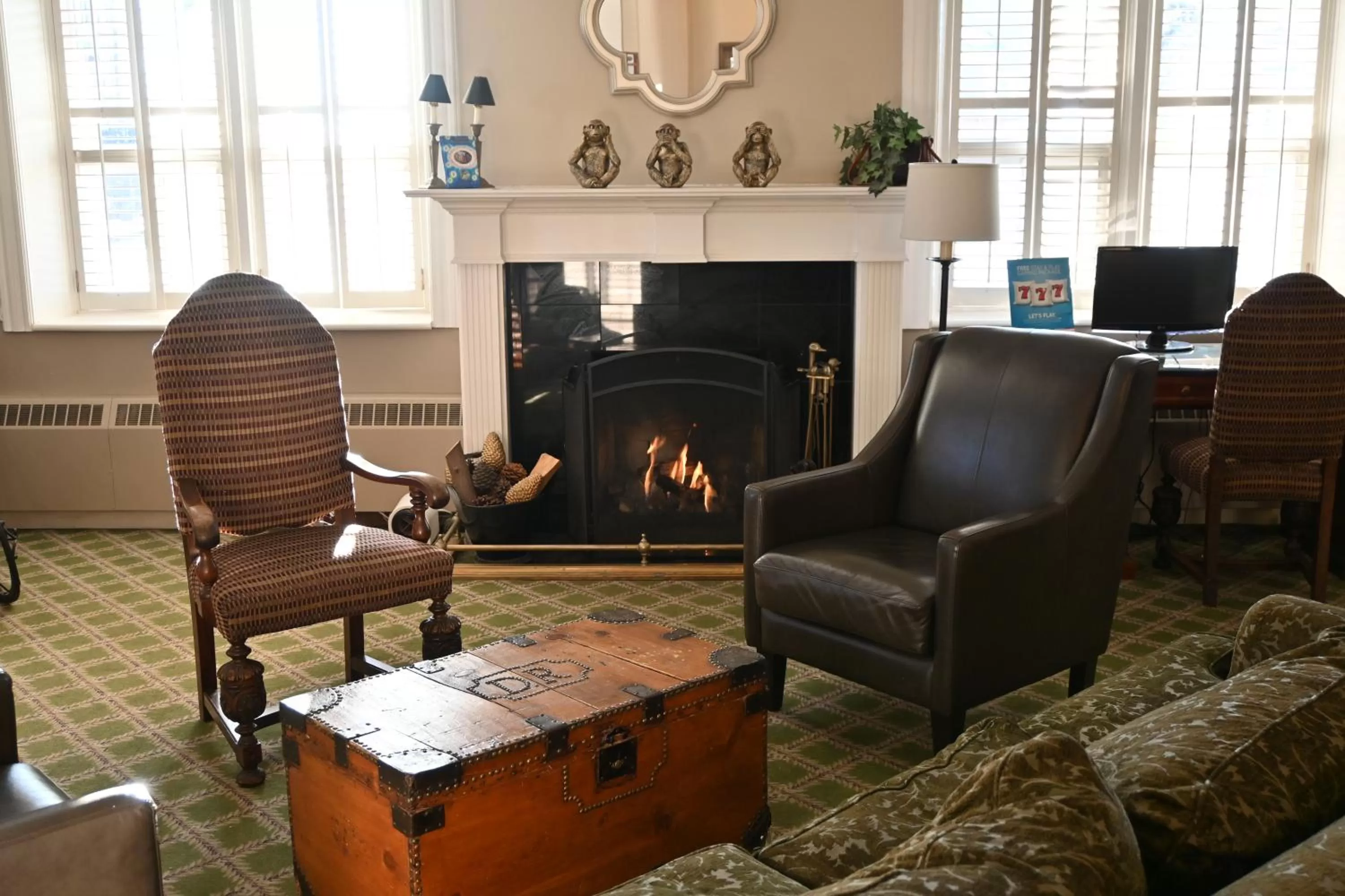 Lobby or reception in The Gananoque Inn