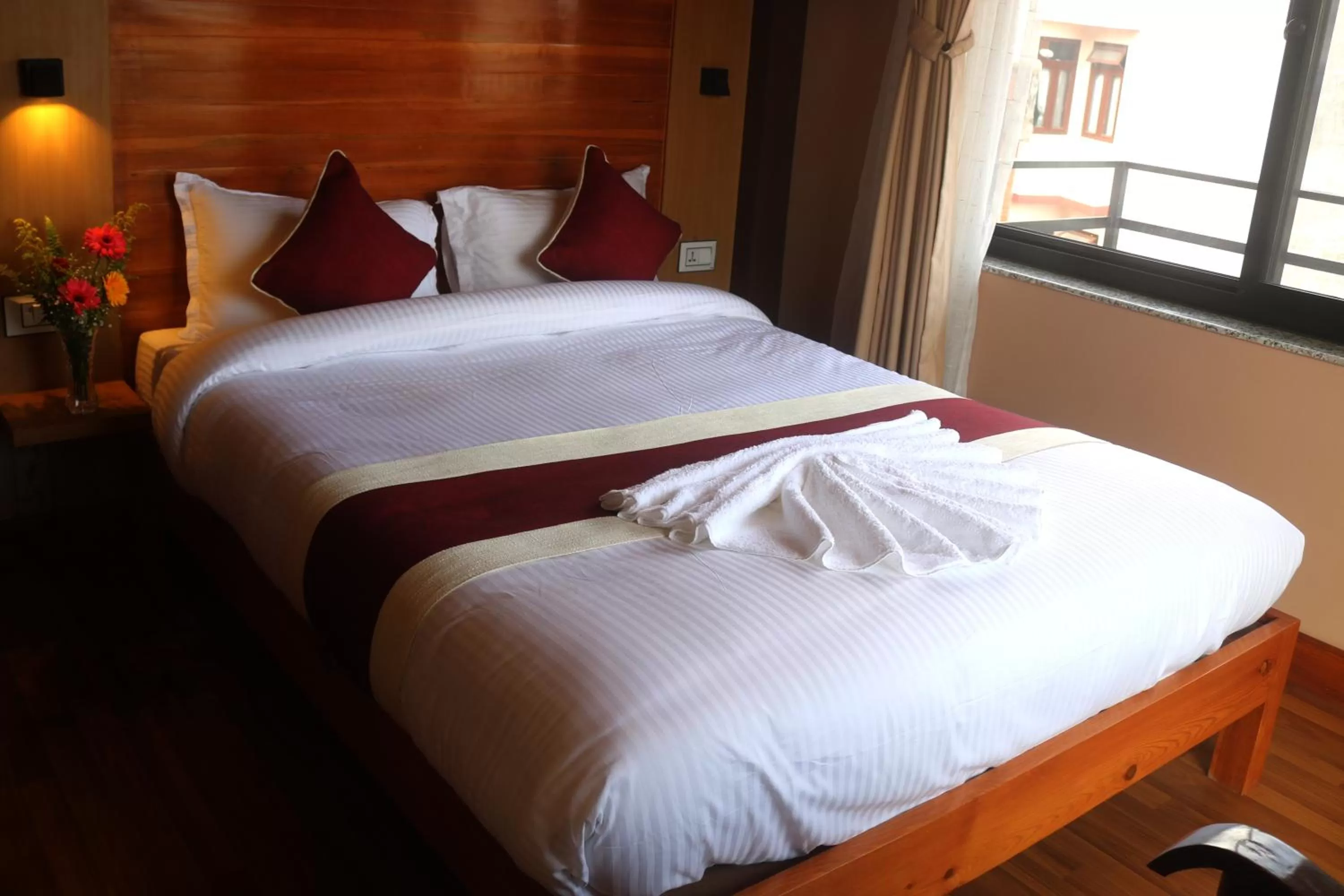 Bedroom, Bed in Hotel Family Ties Pvt. Ltd.