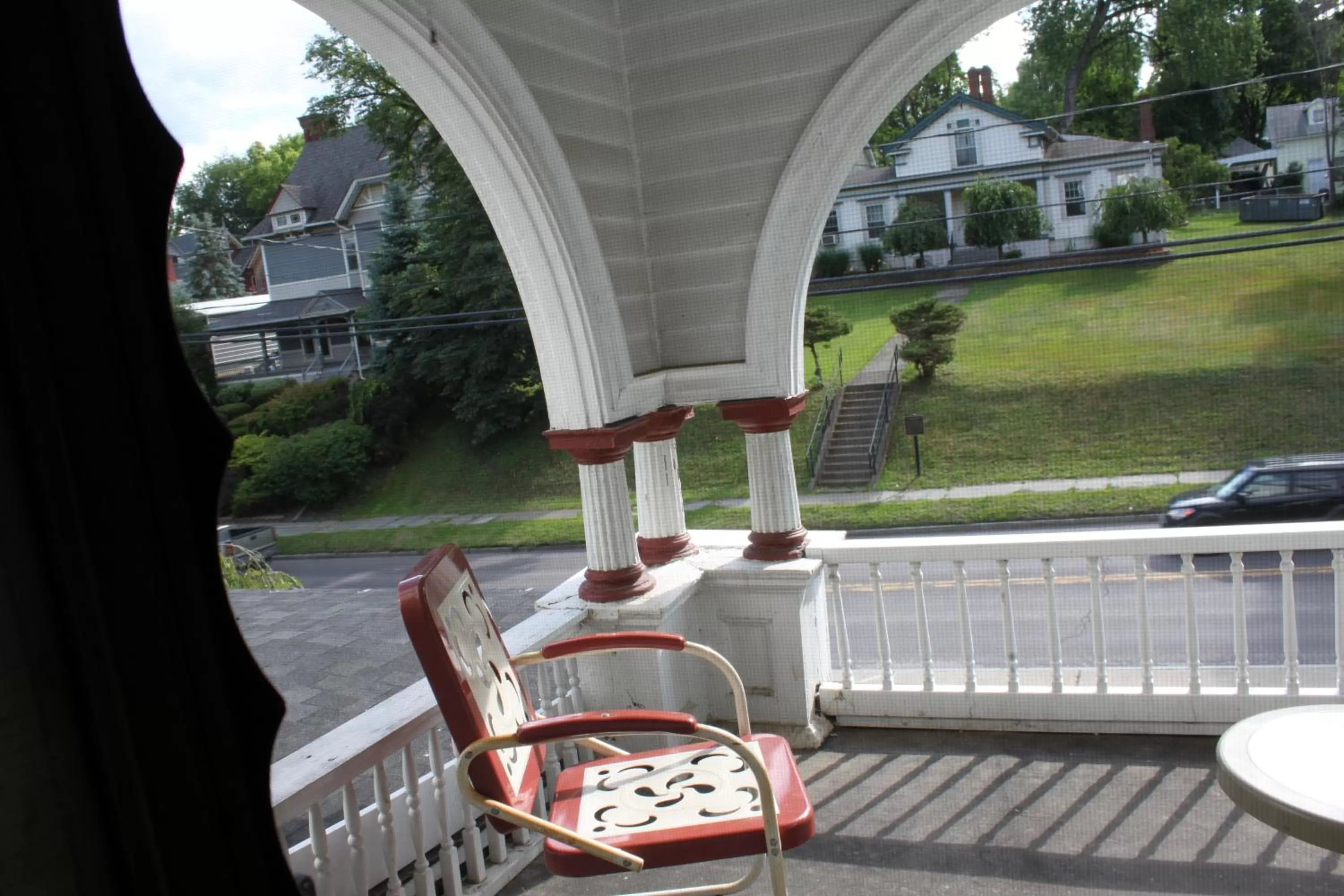 Balcony/Terrace in Victorian Charm Inn