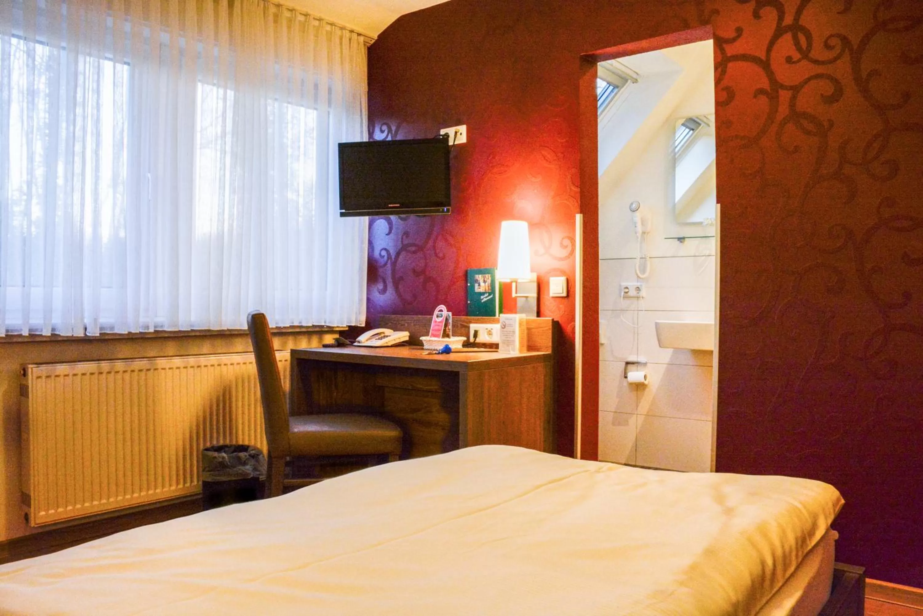 Bed in Gasthof Waldesruh