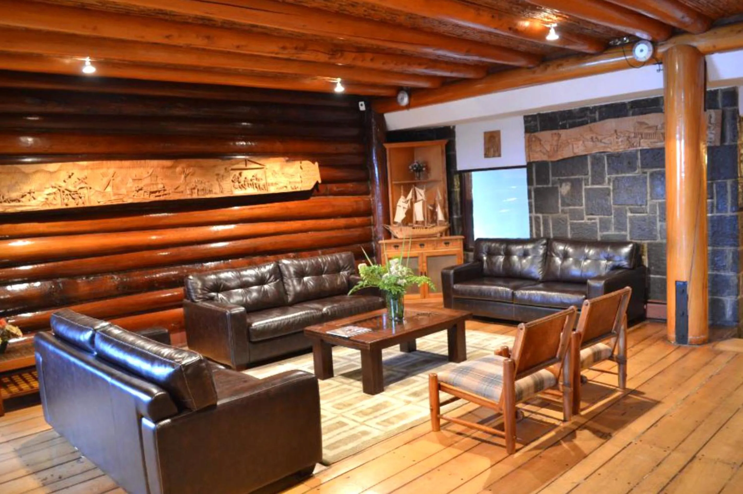 Lobby or reception in Panamericana Hotel Ancud