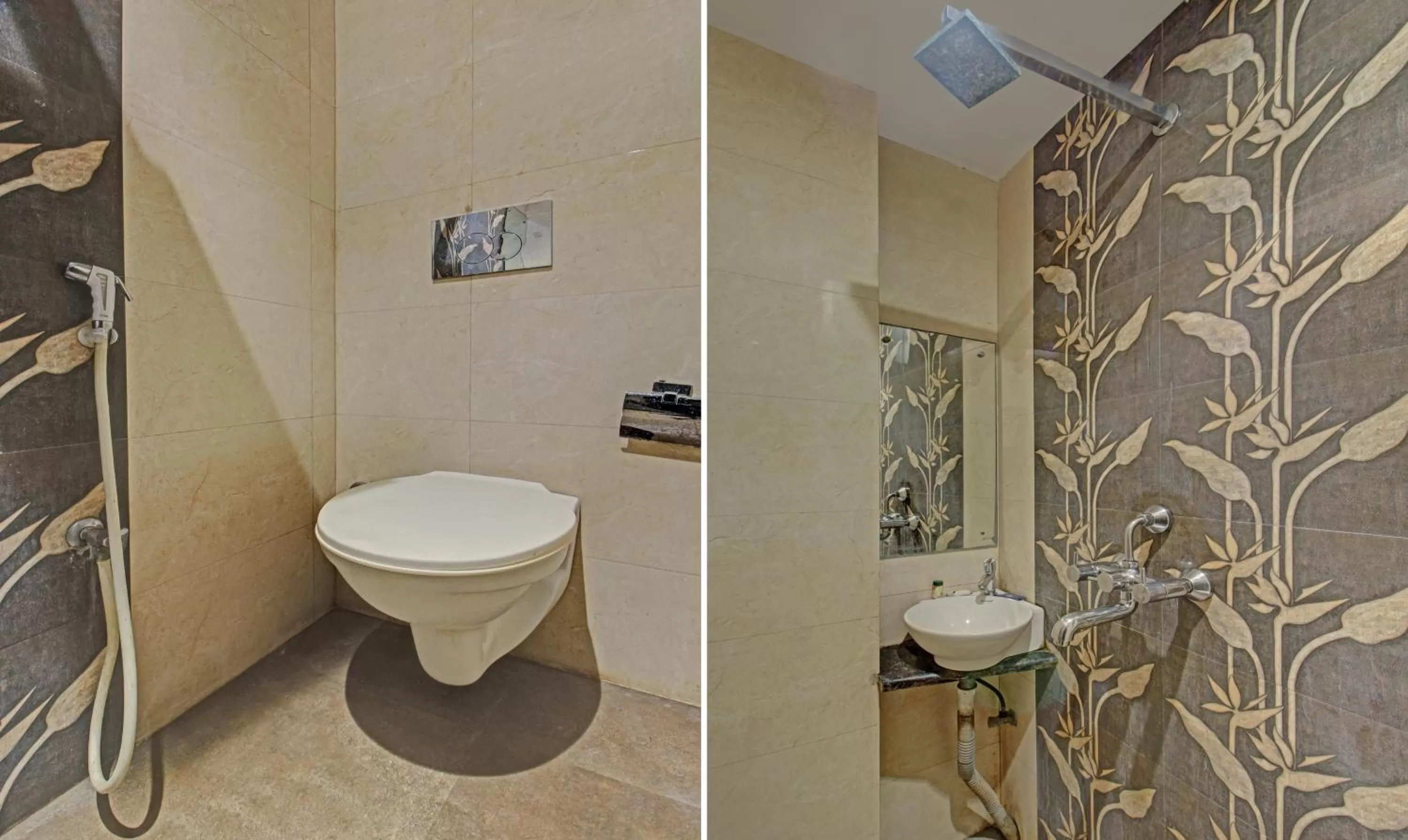 Bathroom in Treebo Glassotel Near Ruby Hospital