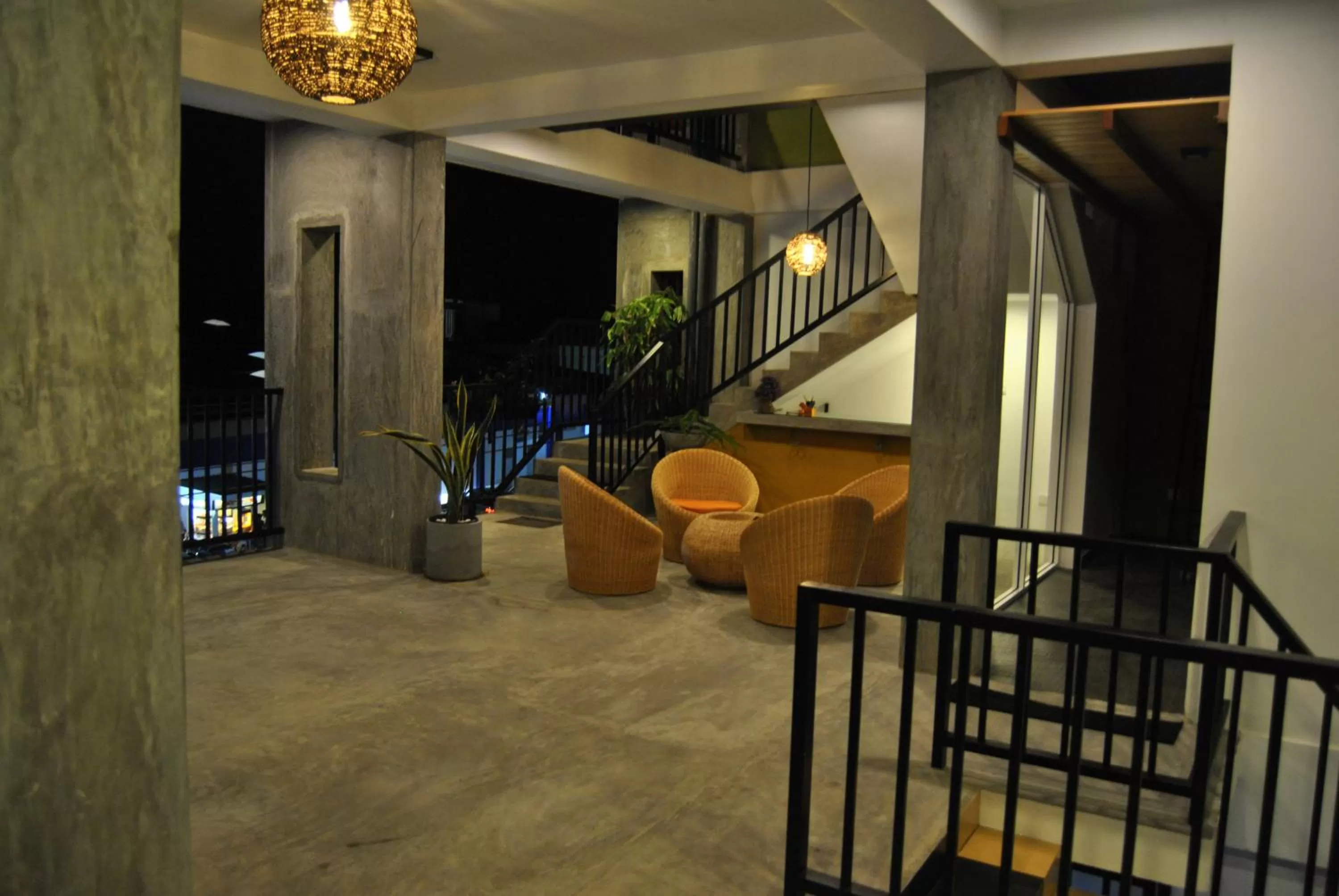 Seating area in The Canoe