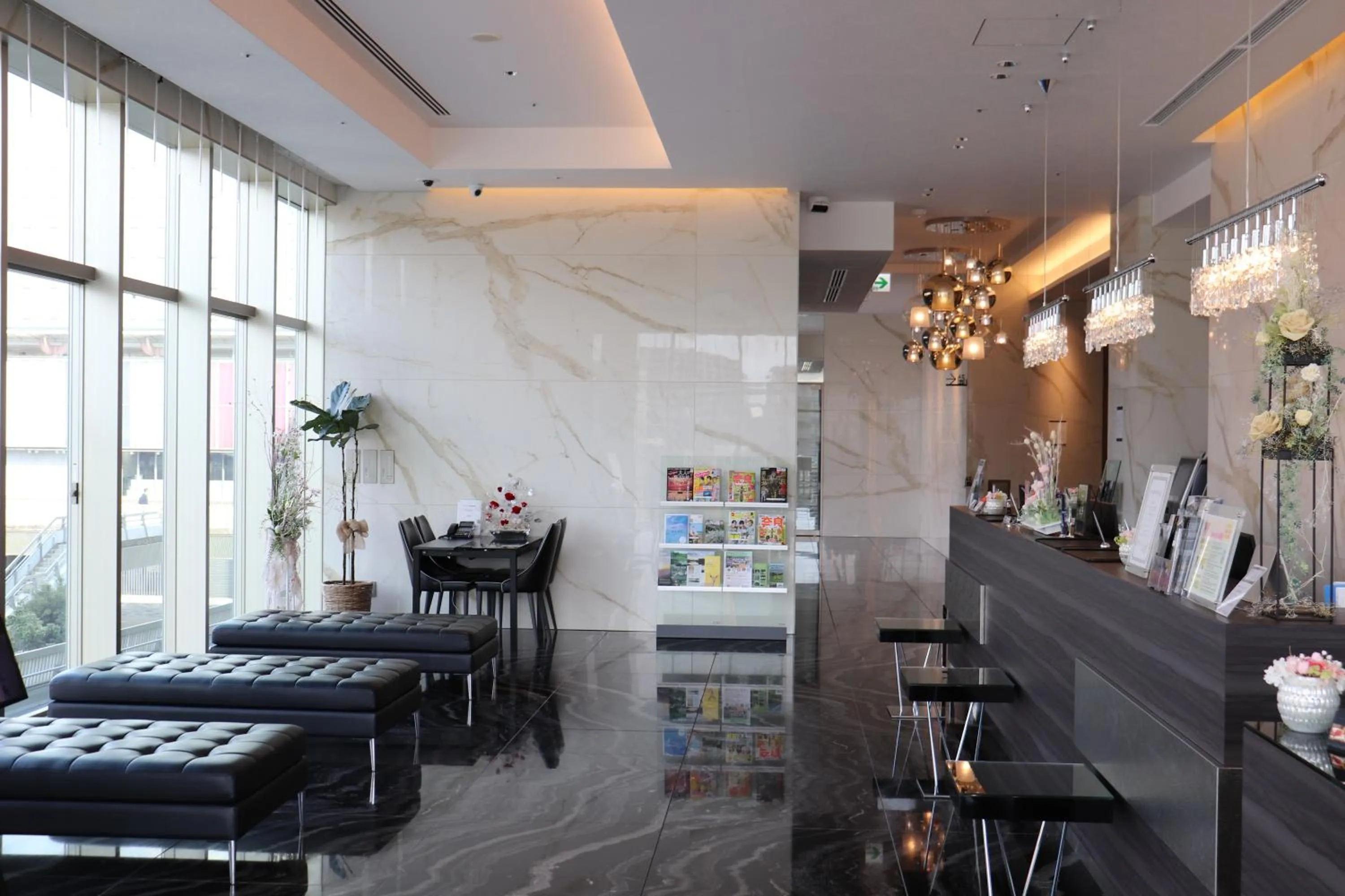 Lobby or reception in Piazza Hotel Nara