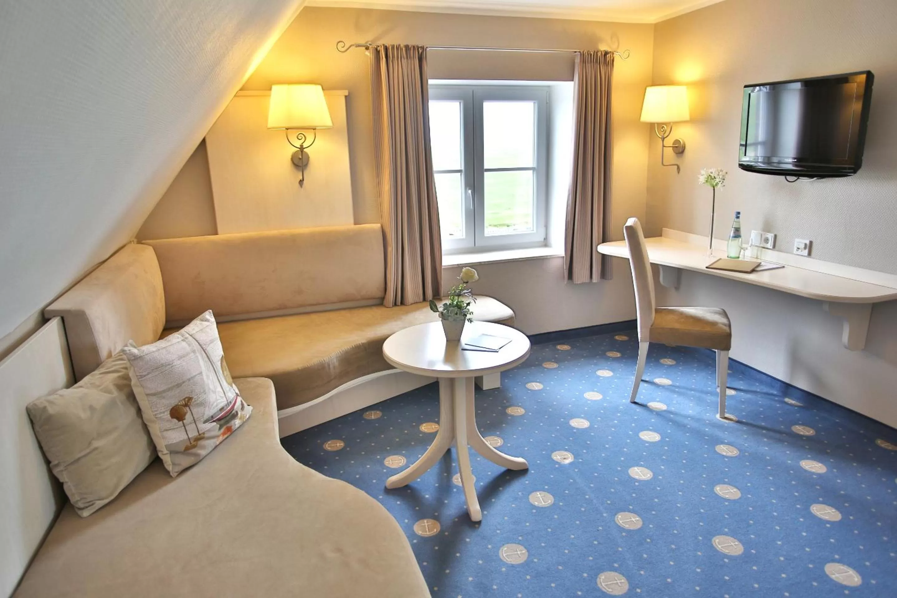 Living room in Anker's Hörn - Hotel & Restaurant auf der Hallig Langeness