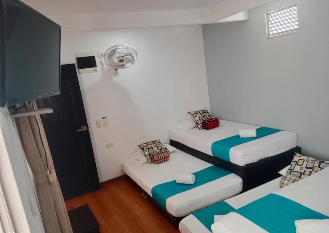 Bed in Hotel El Deportista