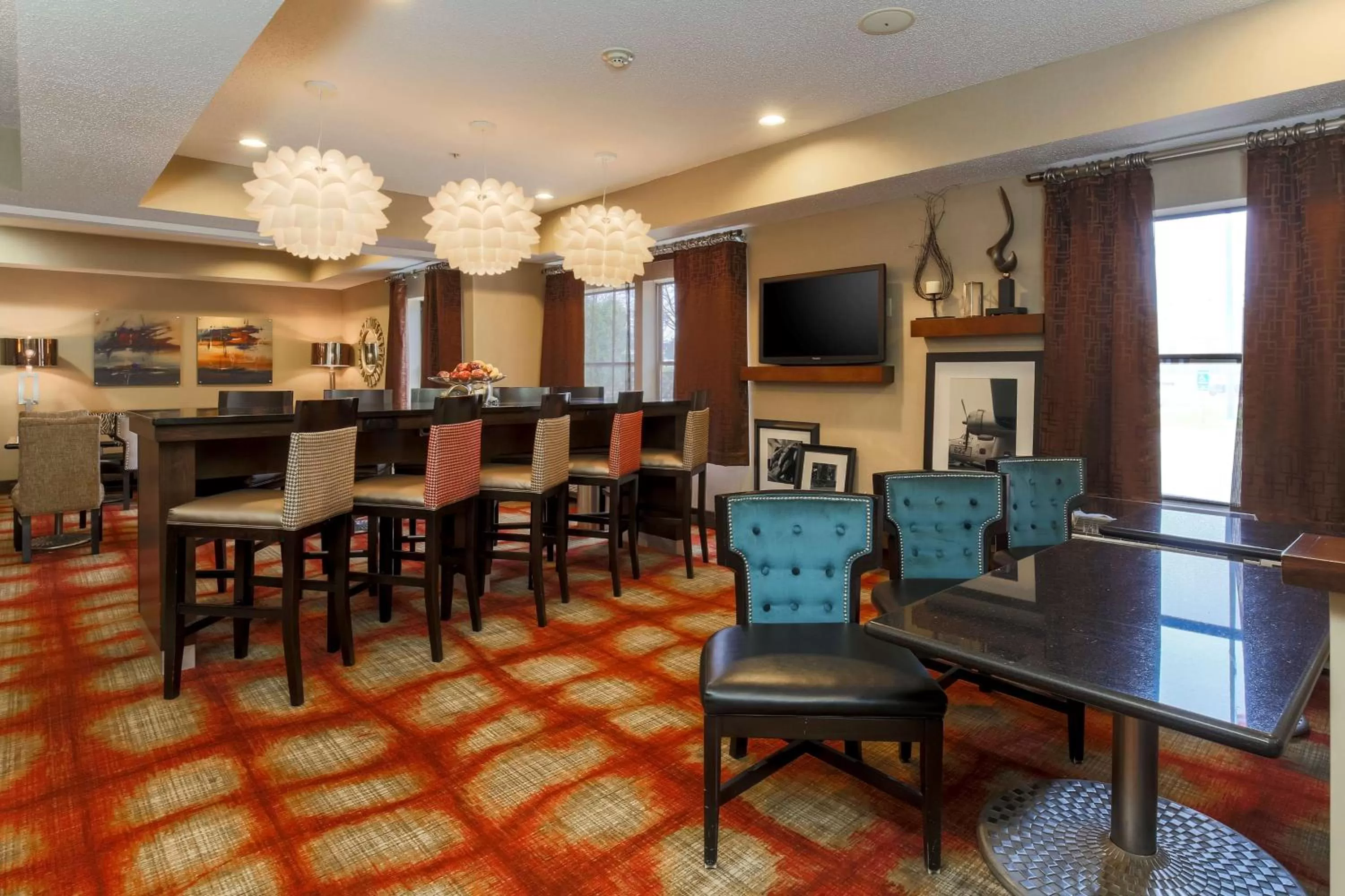 Lobby or reception in Hampton Inn Dayton/Fairborn
