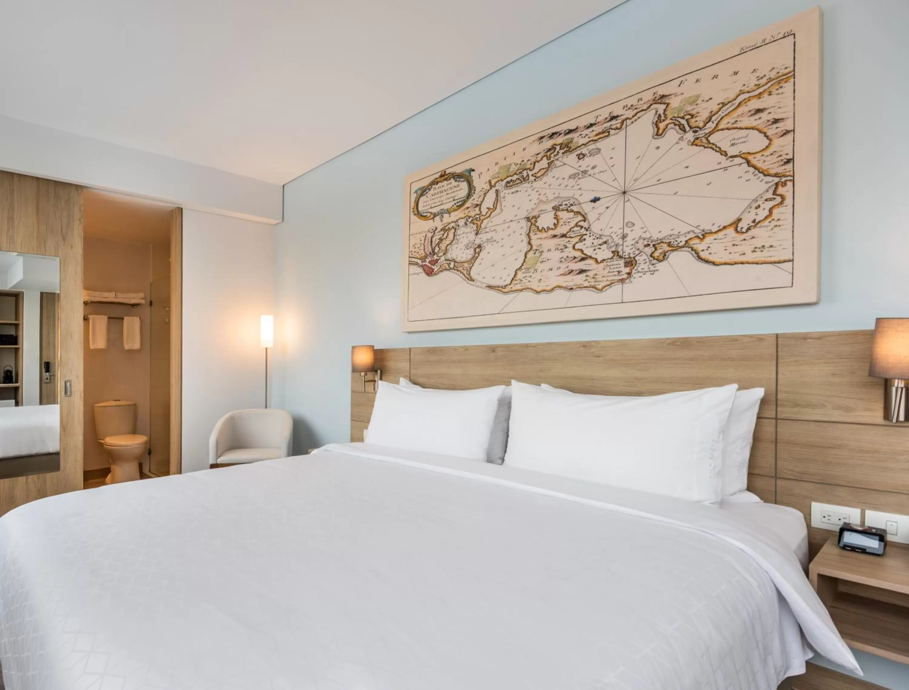 Bed in Holiday Inn Express Cartagena Manga by IHG