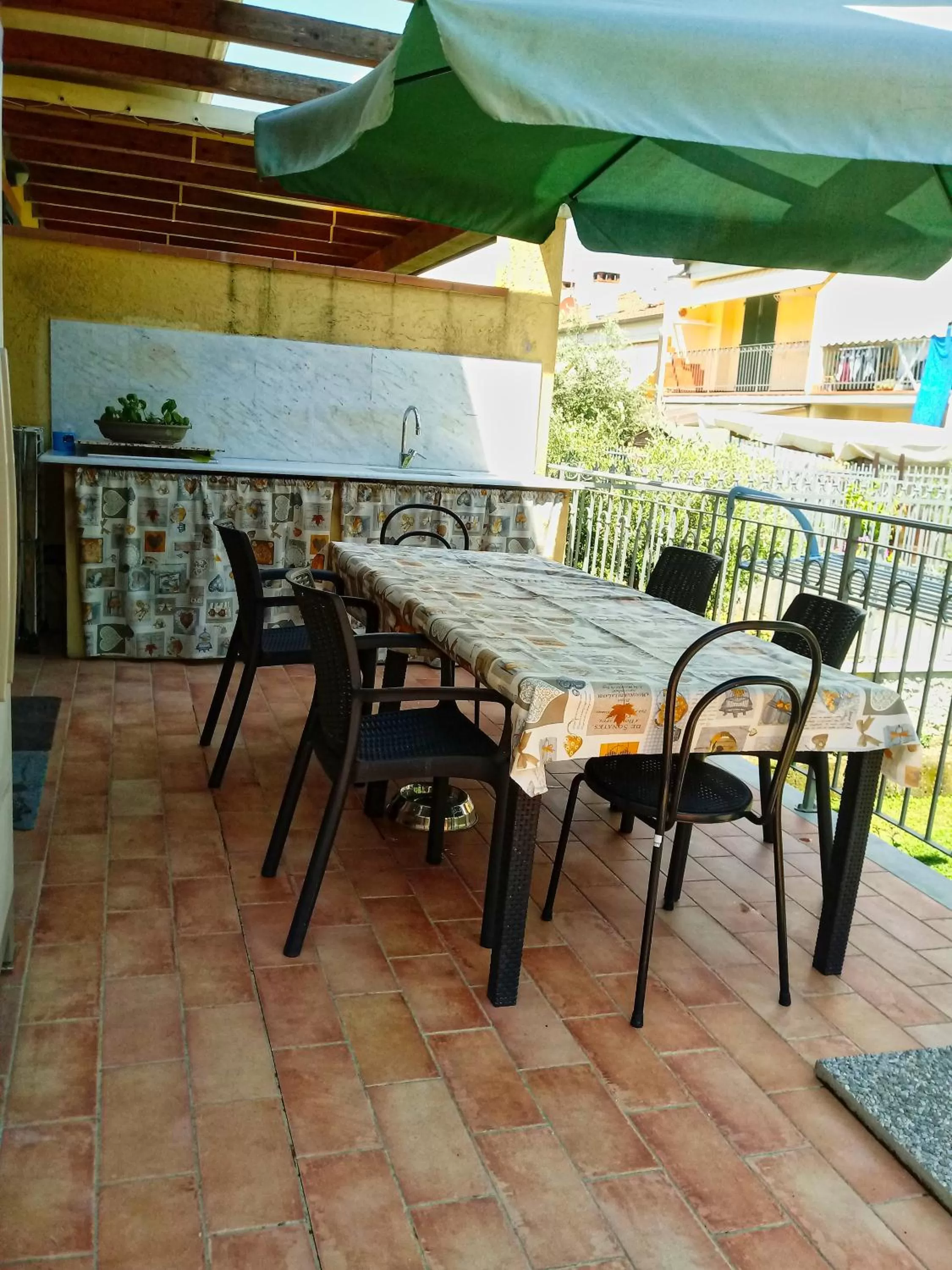 Patio in Sally's B&B