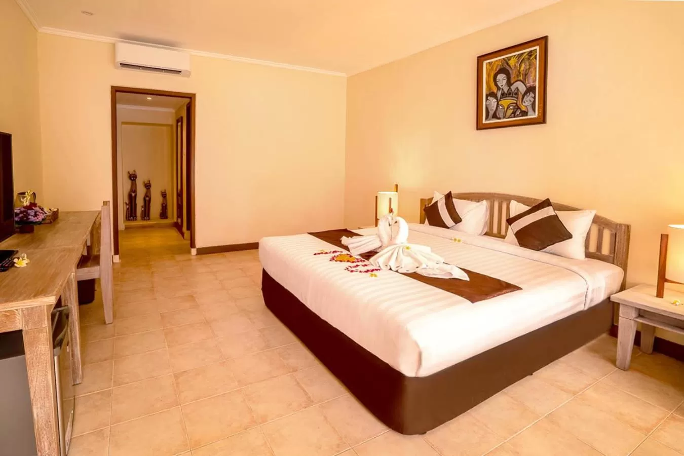 Bedroom, Bed in New Sunari Lovina Beach Resort