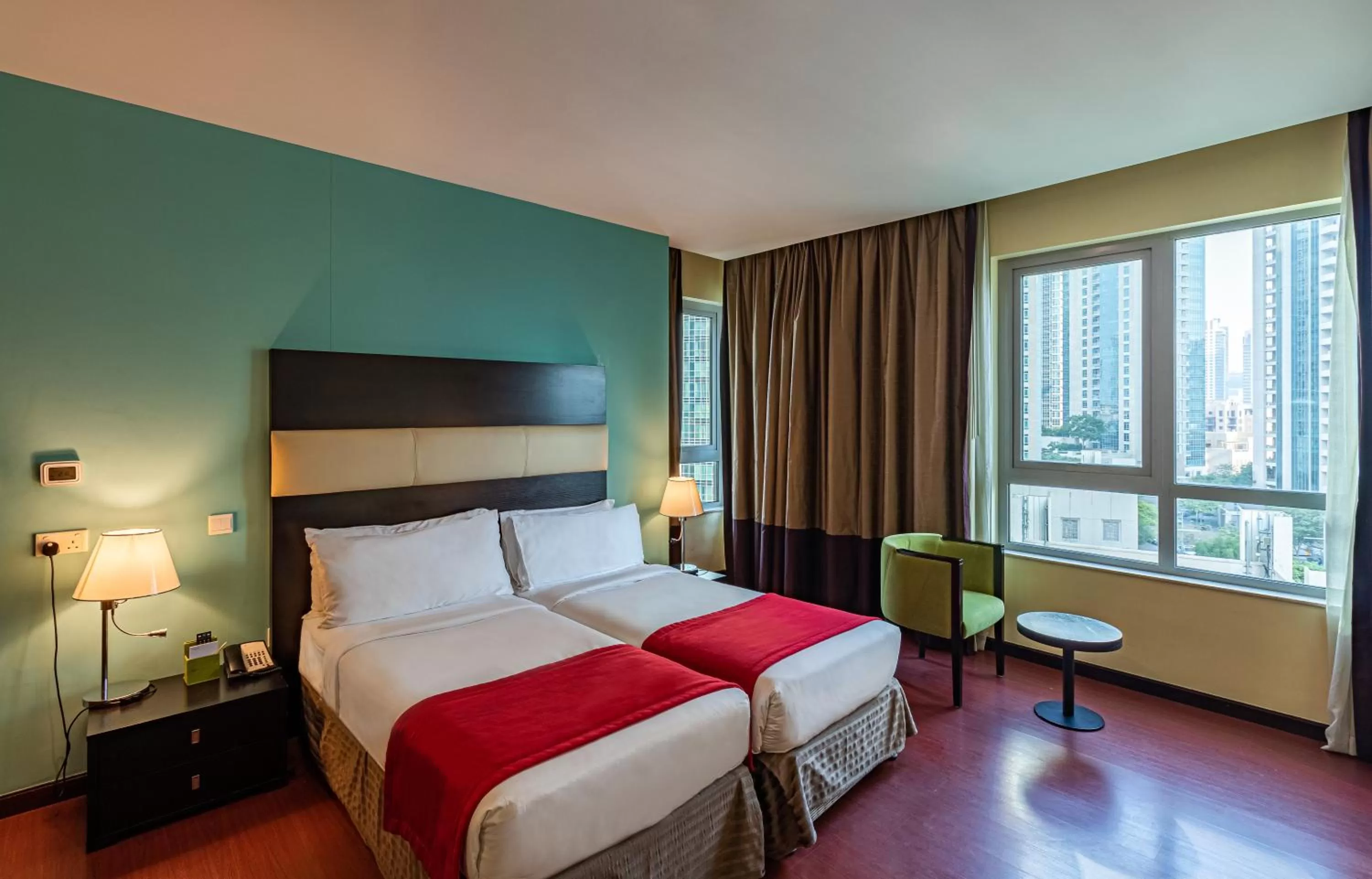 Bed in Ramada by Wyndham Downtown Dubai