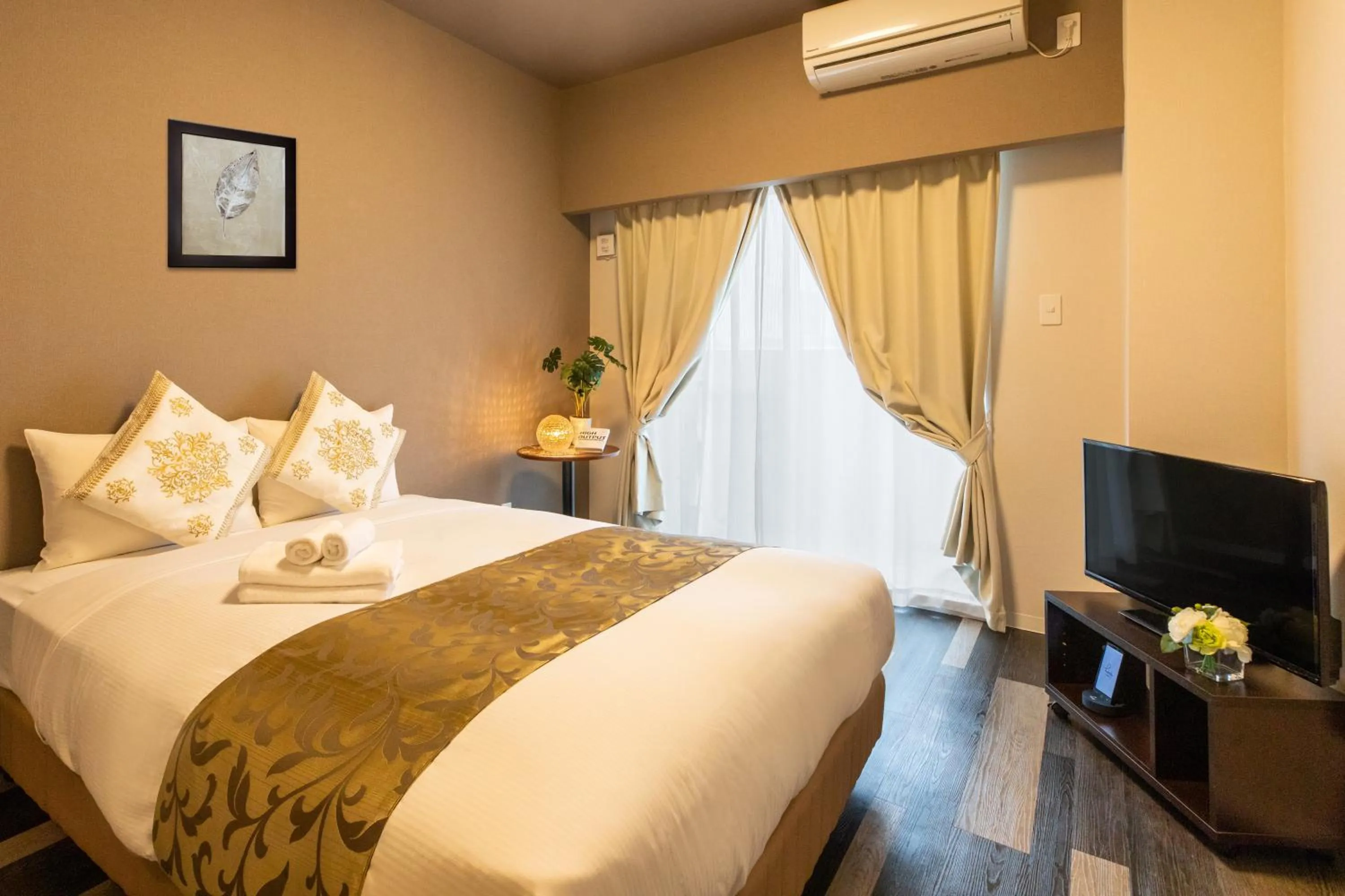 Bed in Mr. Kinjo in MIHARA