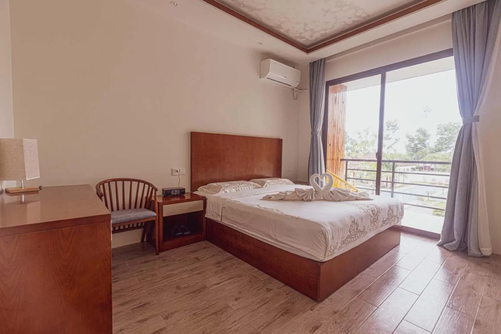 Bed in Amphitrite Resort