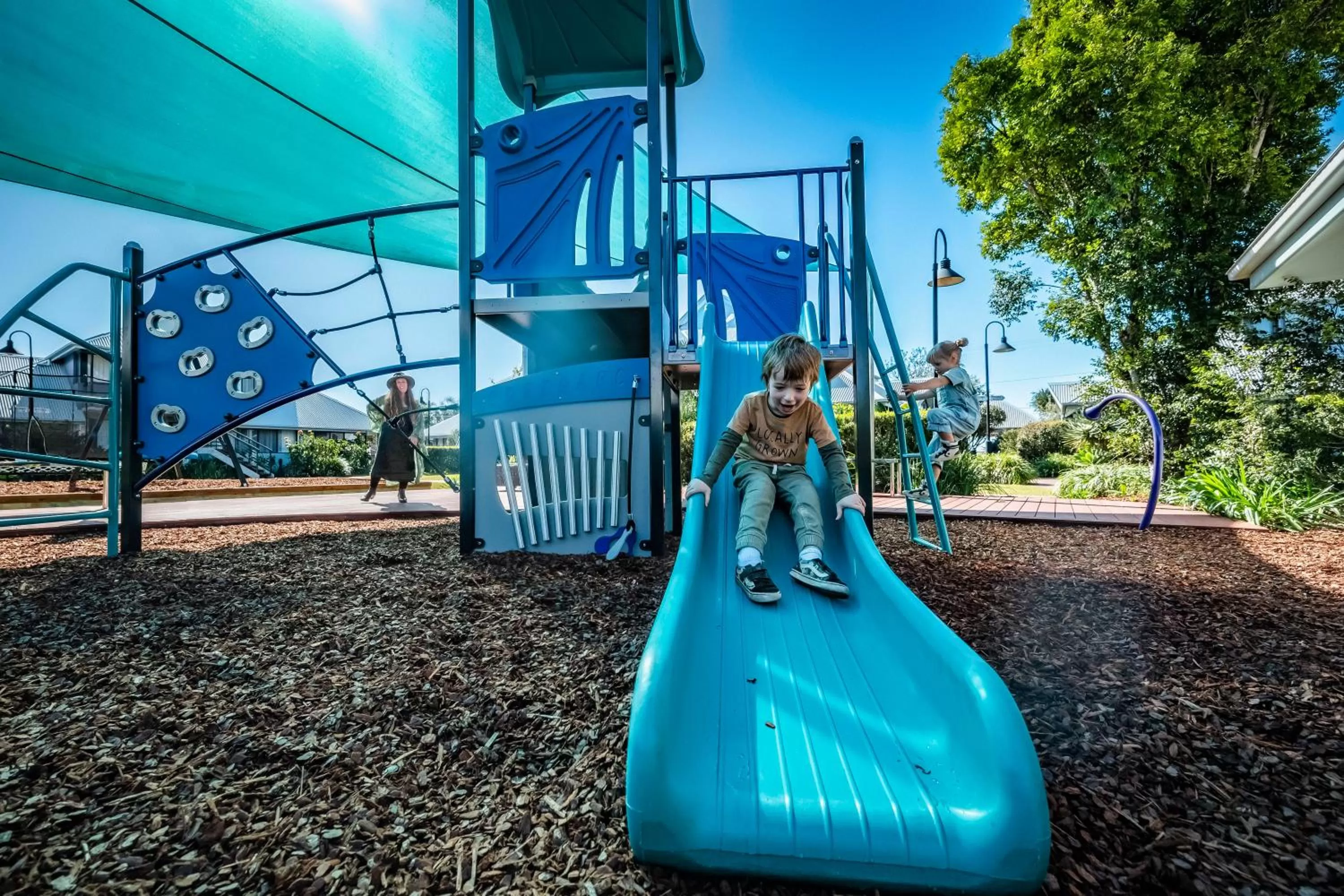Children play ground in Riverside Holiday Resort Urunga