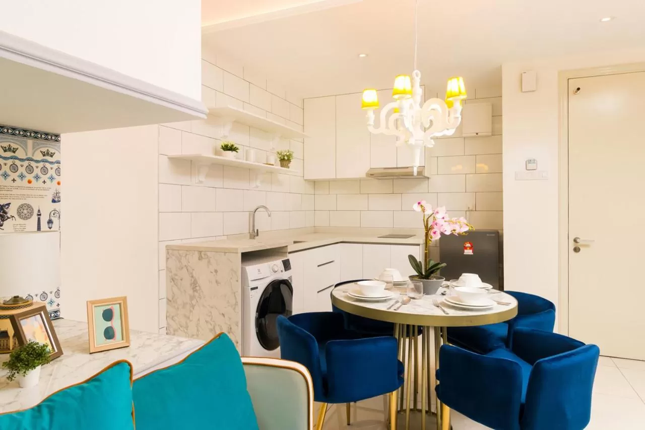 Dining area in Arte Mont Kiara Hotel Suite