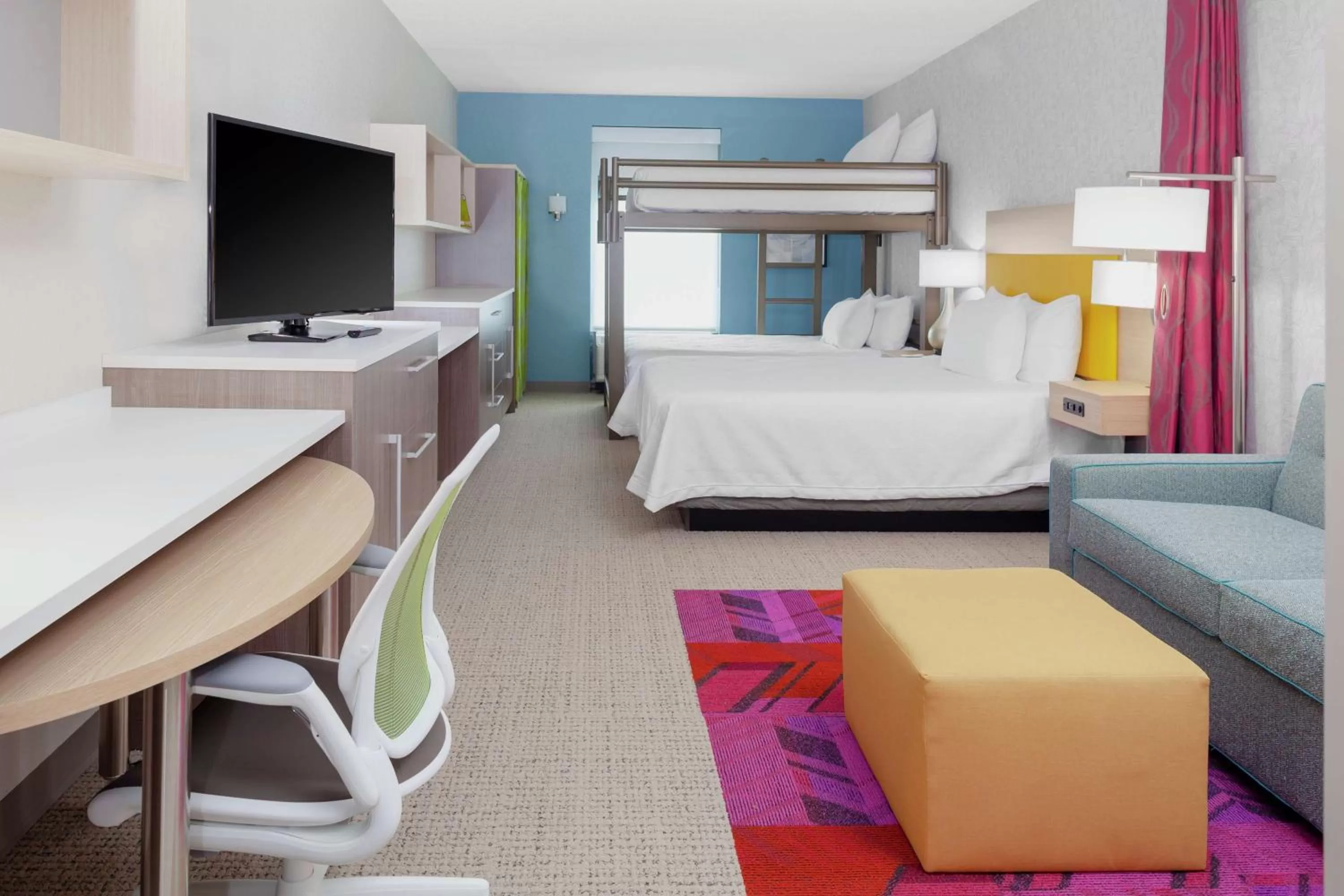 Bedroom, Bed in Home2 Suites By Hilton Orlando South Park - Near Epic Universe