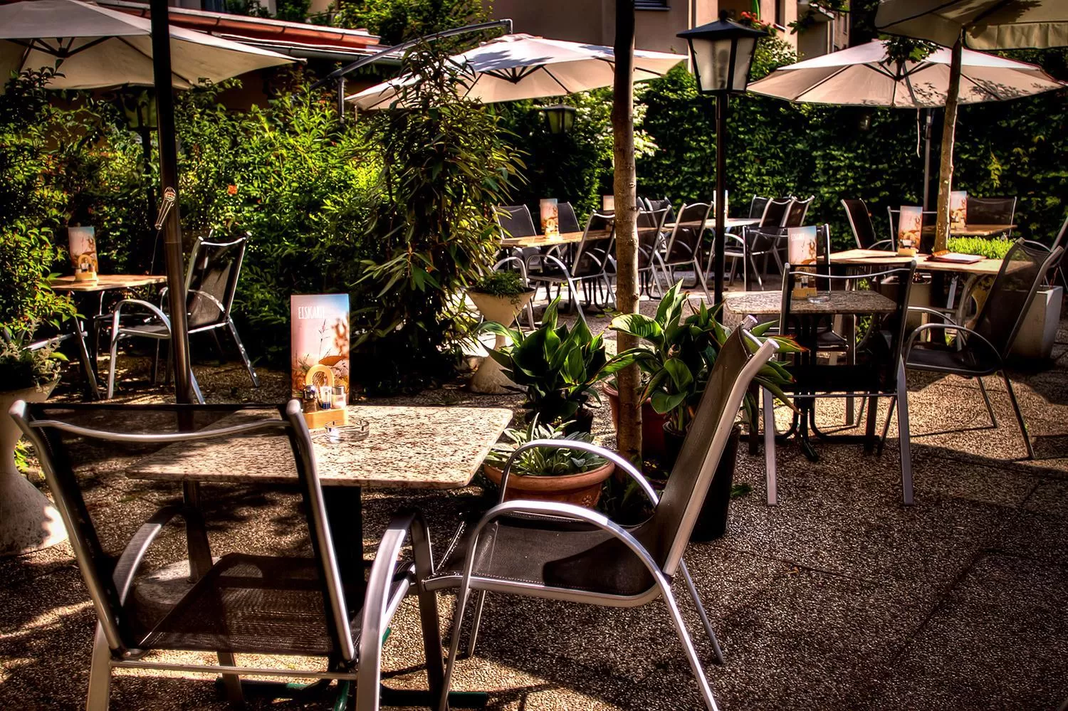 Garden in Hotel Alter Telegraf