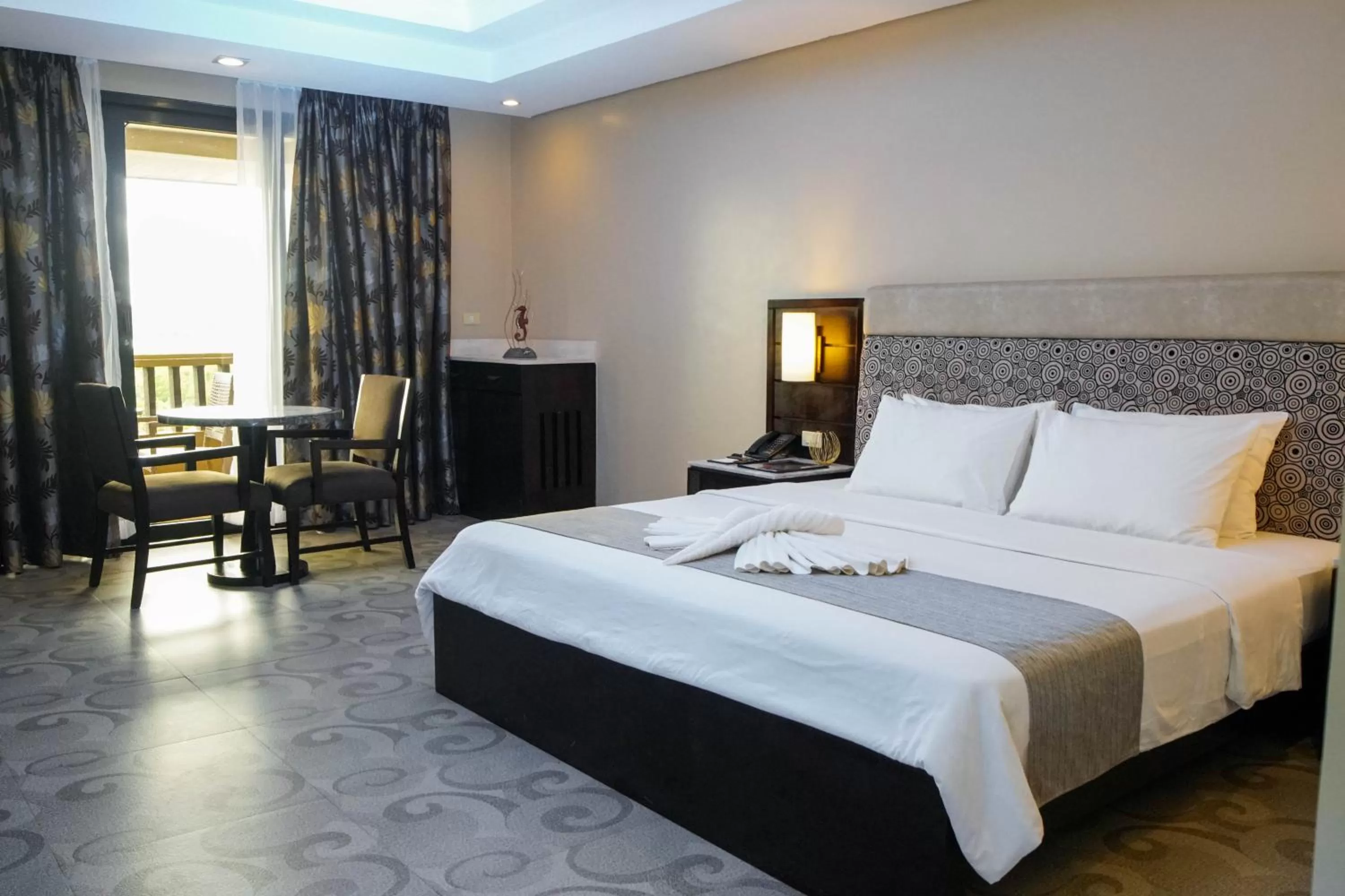 Bed in Coron Westown Resort