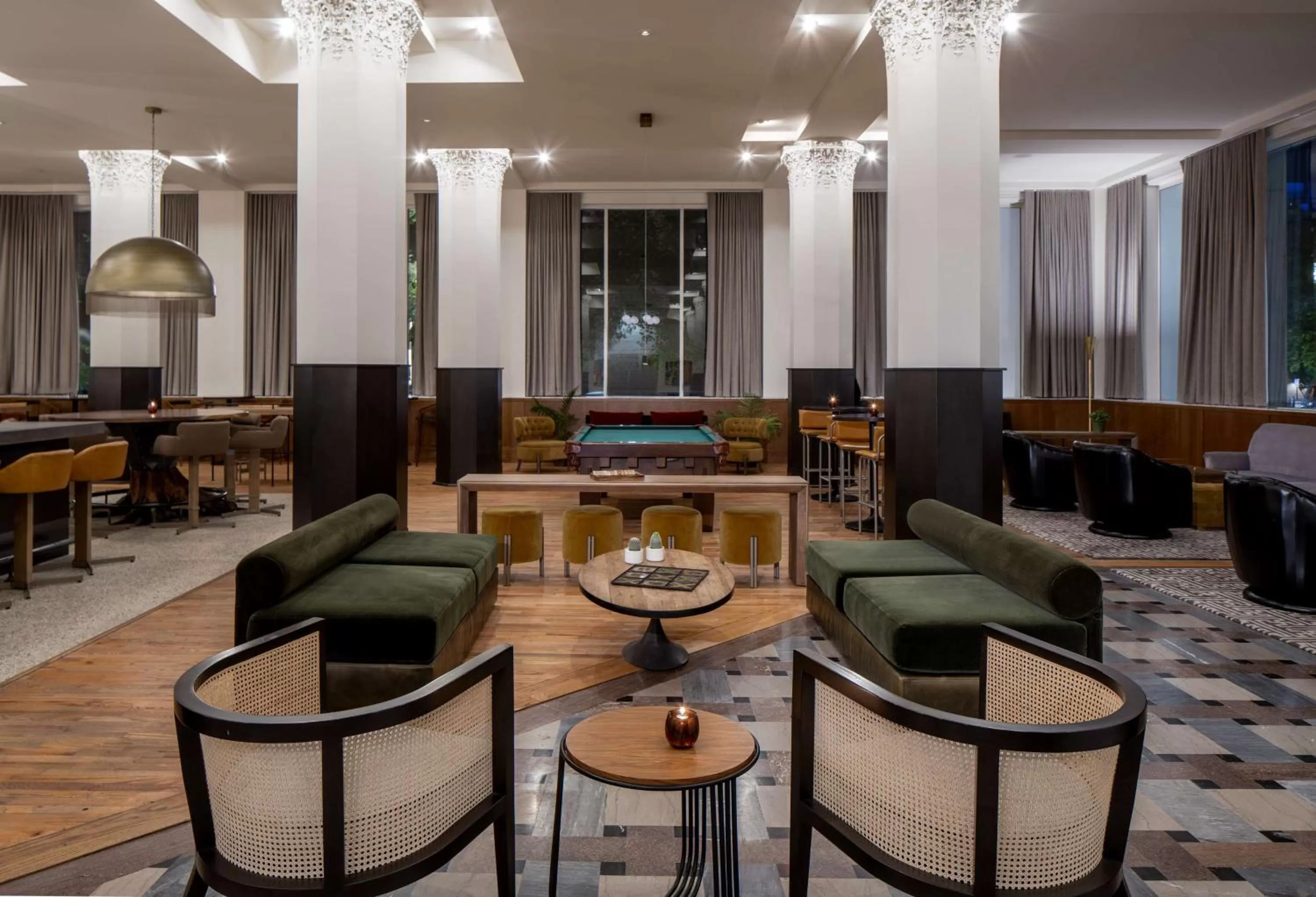 Lobby or reception in The Last Hotel