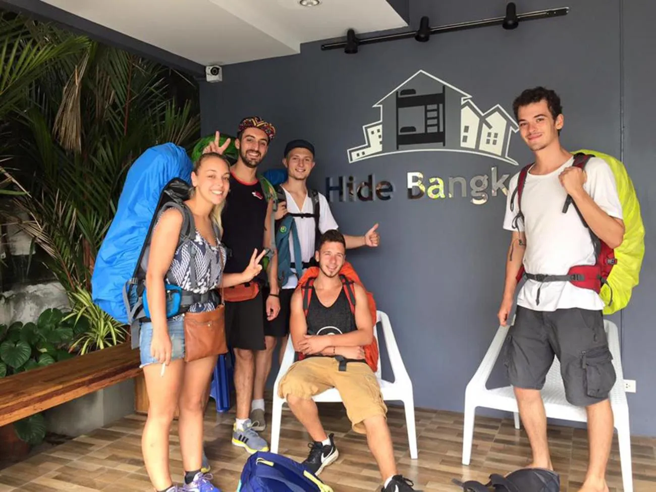 People in Hide Bangkok Hostel