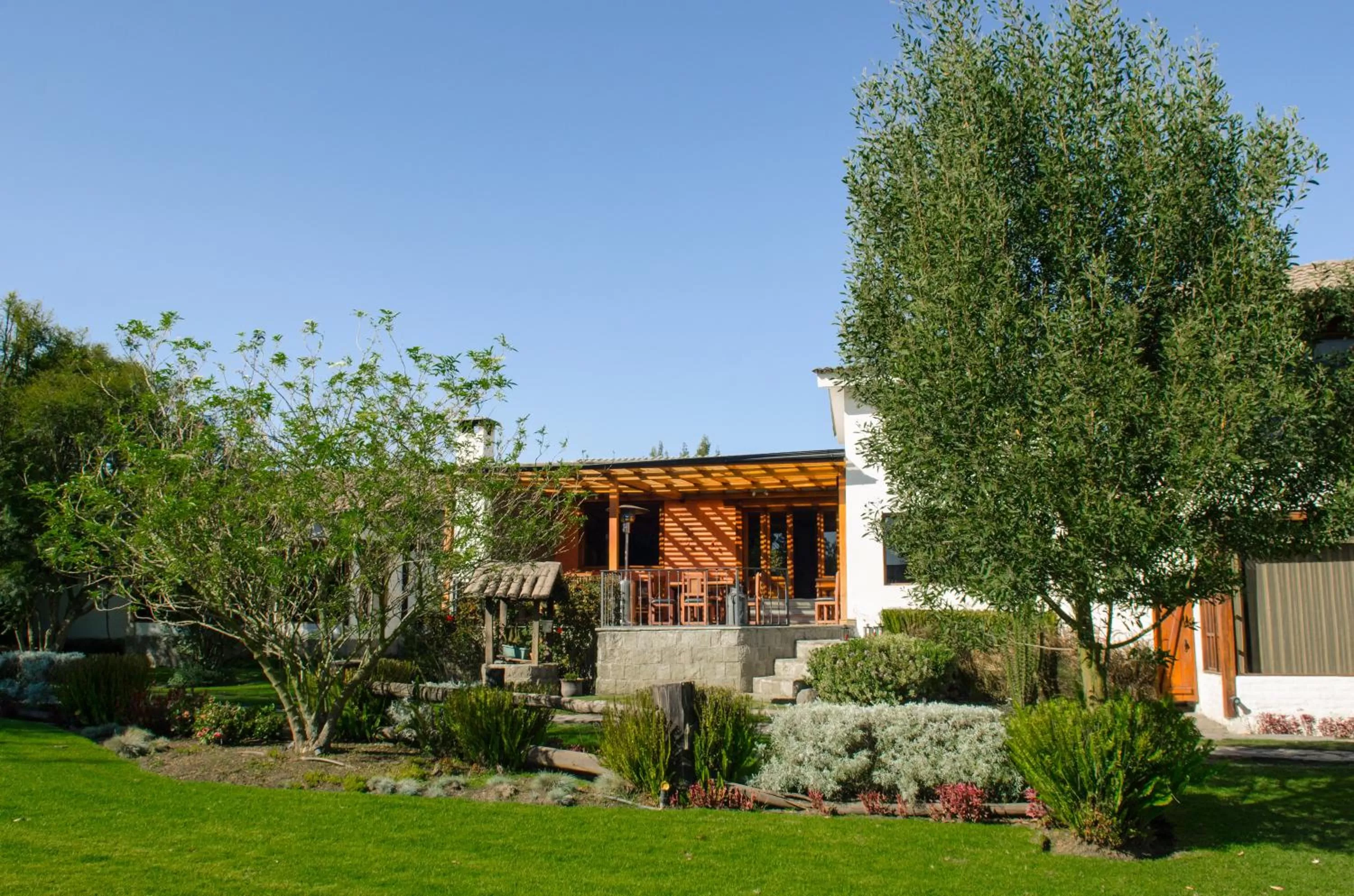 Balcony/Terrace in Hotel Hacienda Abraspungo