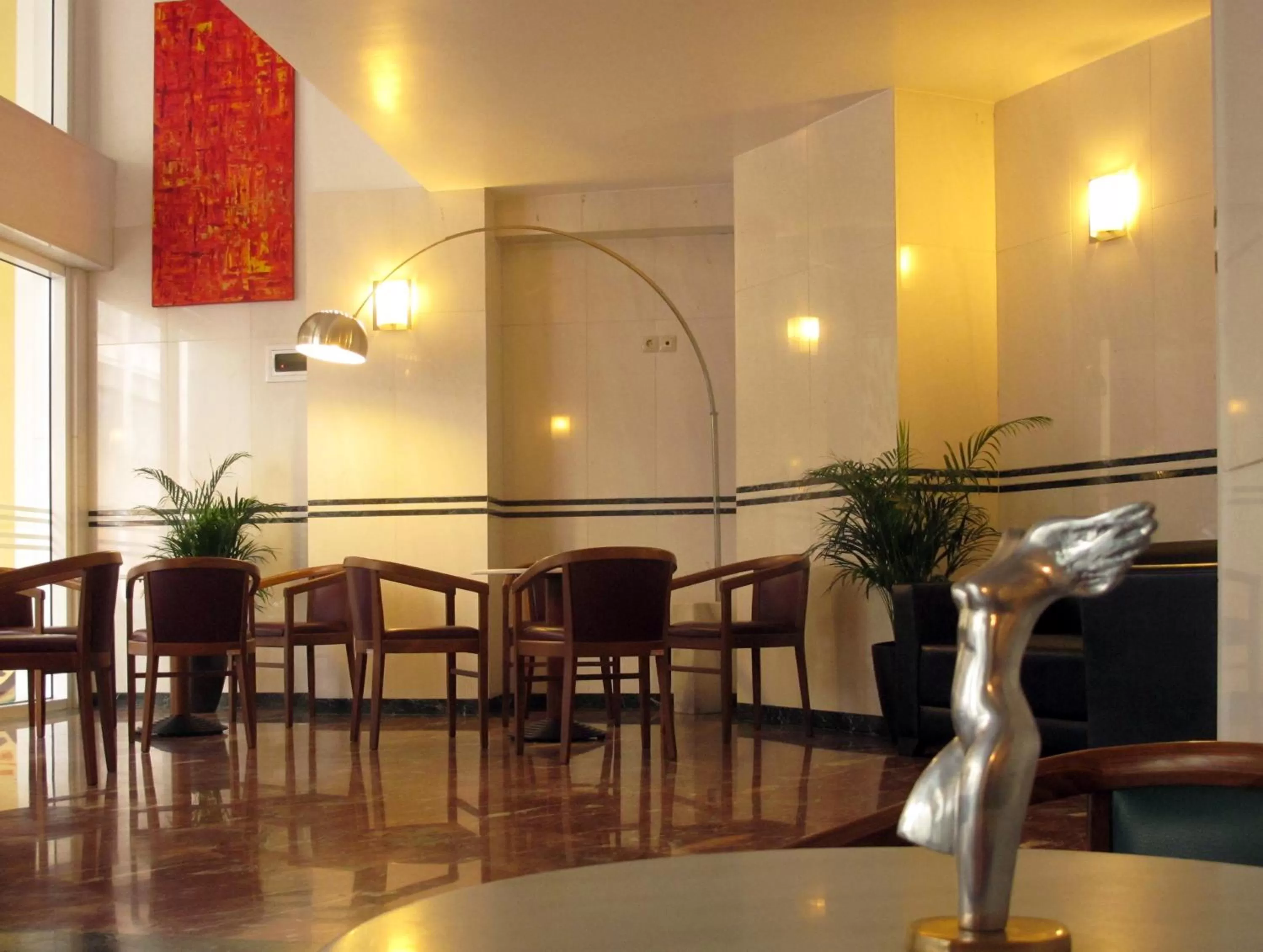 Lobby or reception in Evripides Hotel