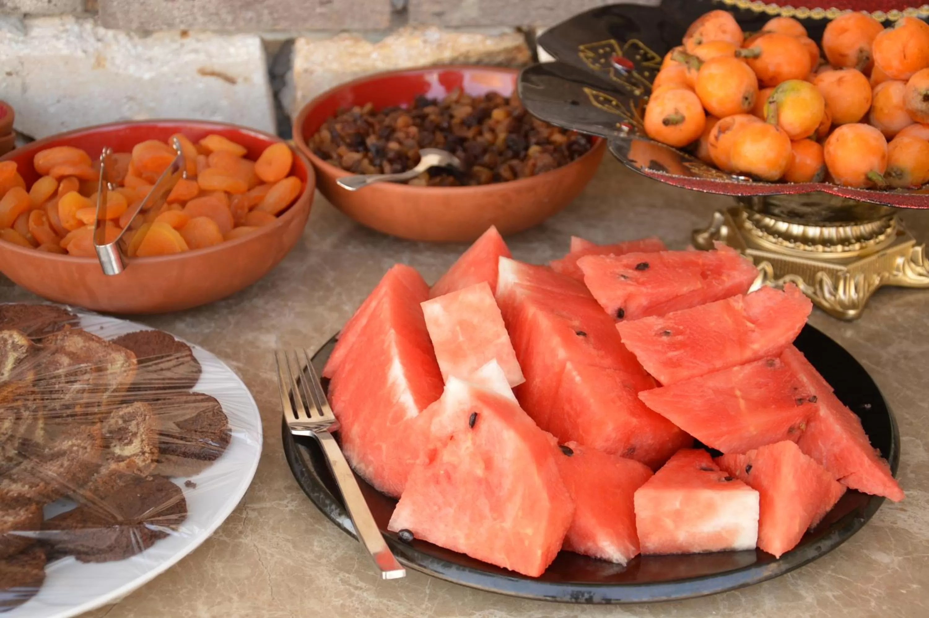 Breakfast in Elite Cave Suites