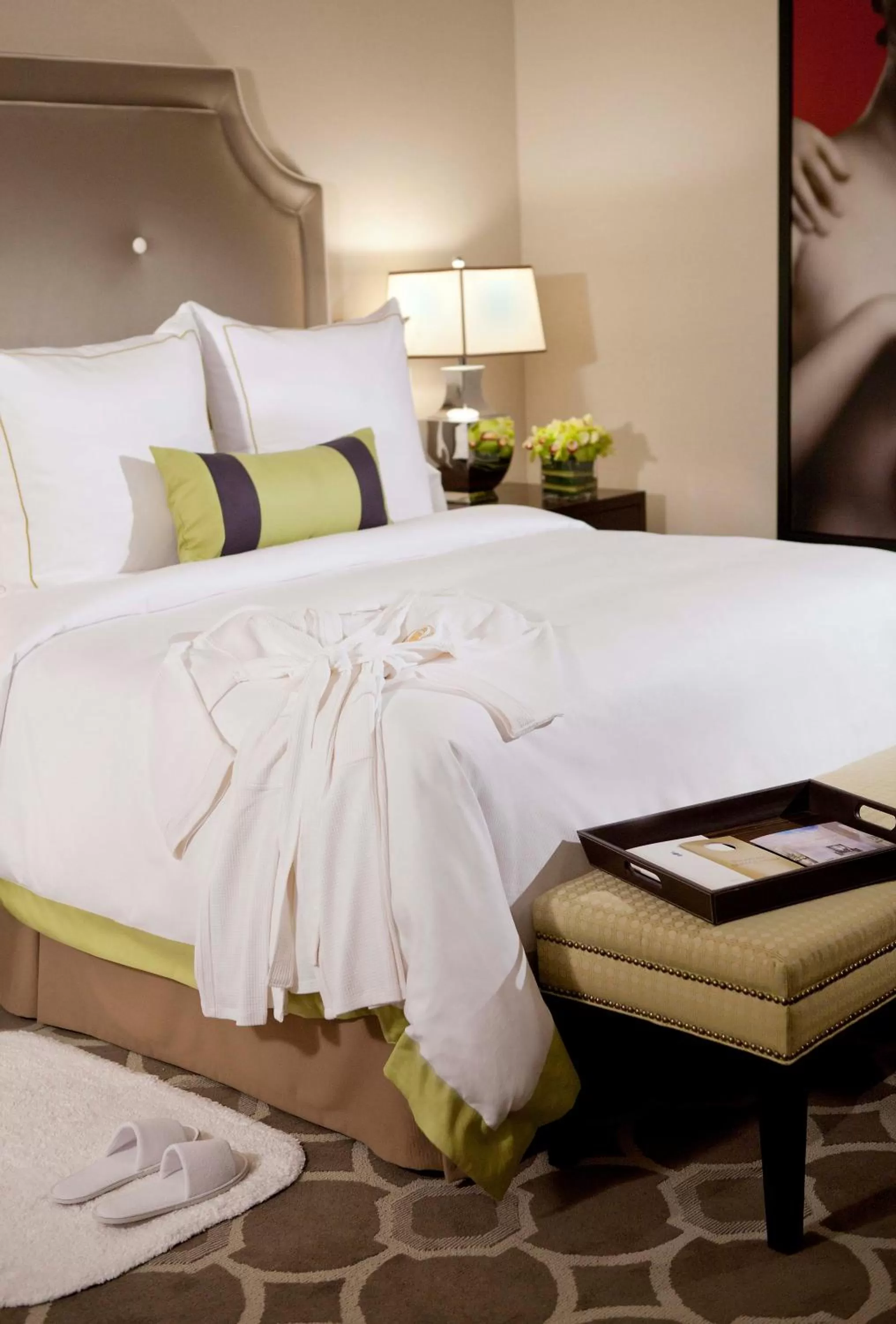 Bed in Caesars Palace Hotel & Casino