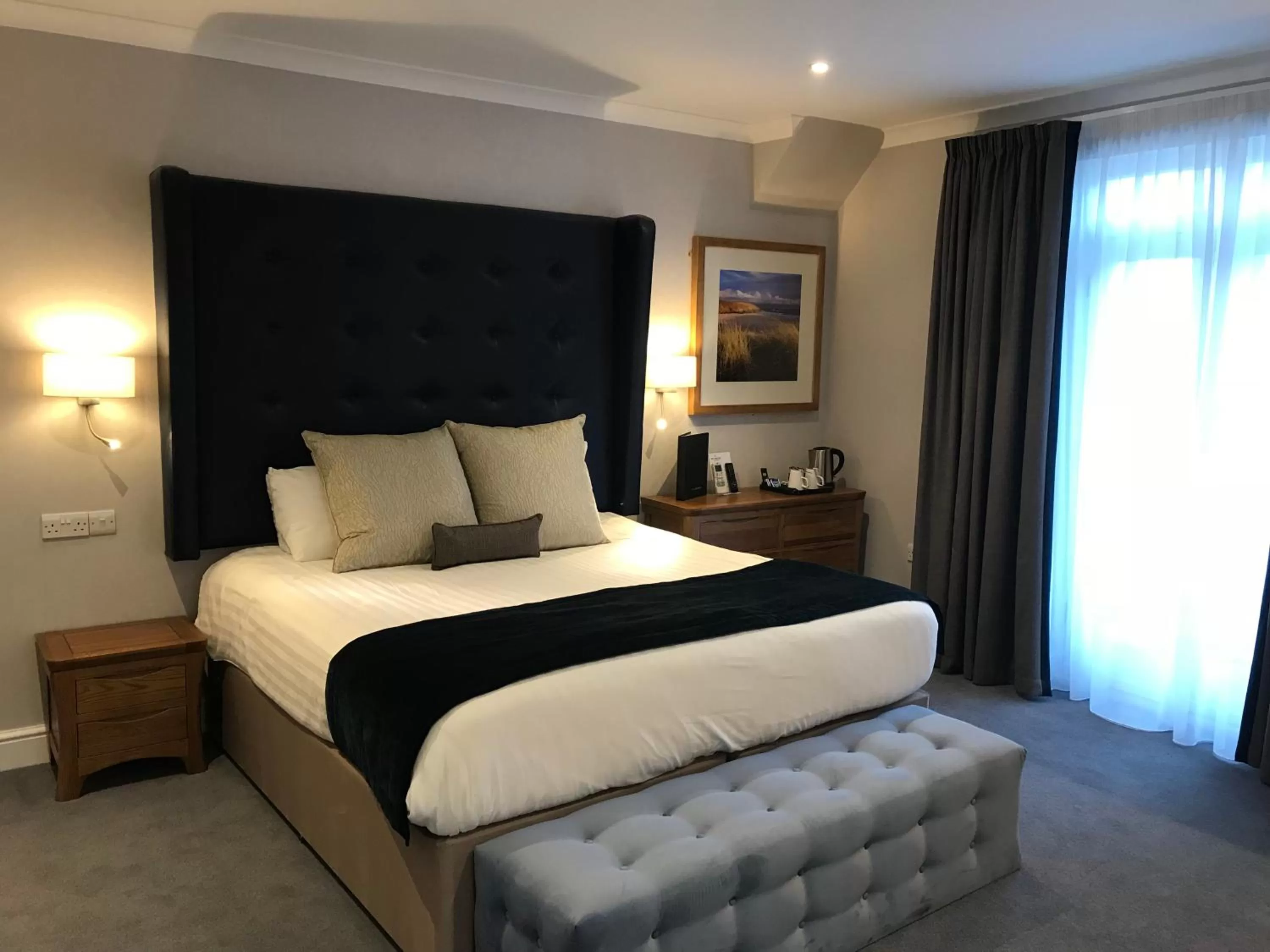 Decorative detail, Bed in Heywood Spa Hotel