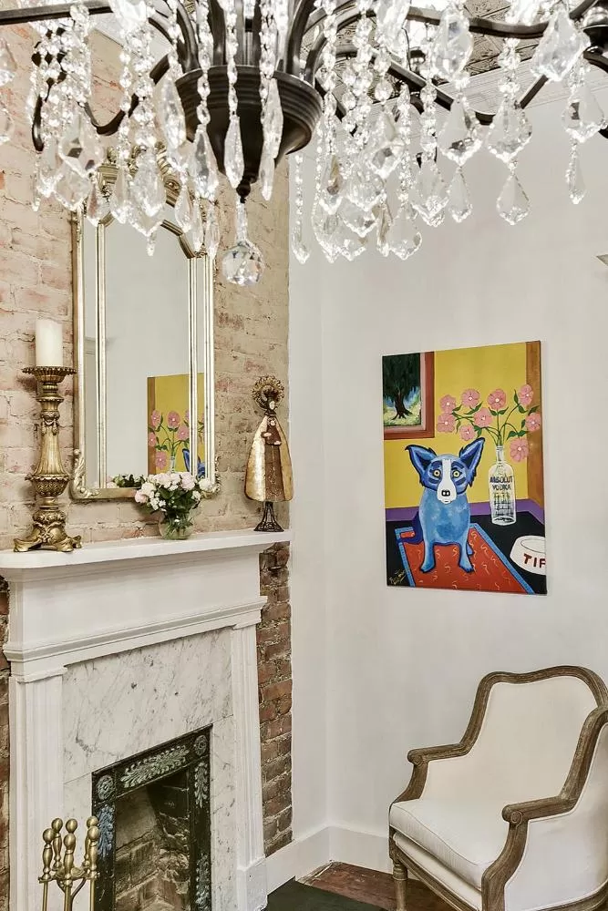 Seating area in French Quarter Mansion