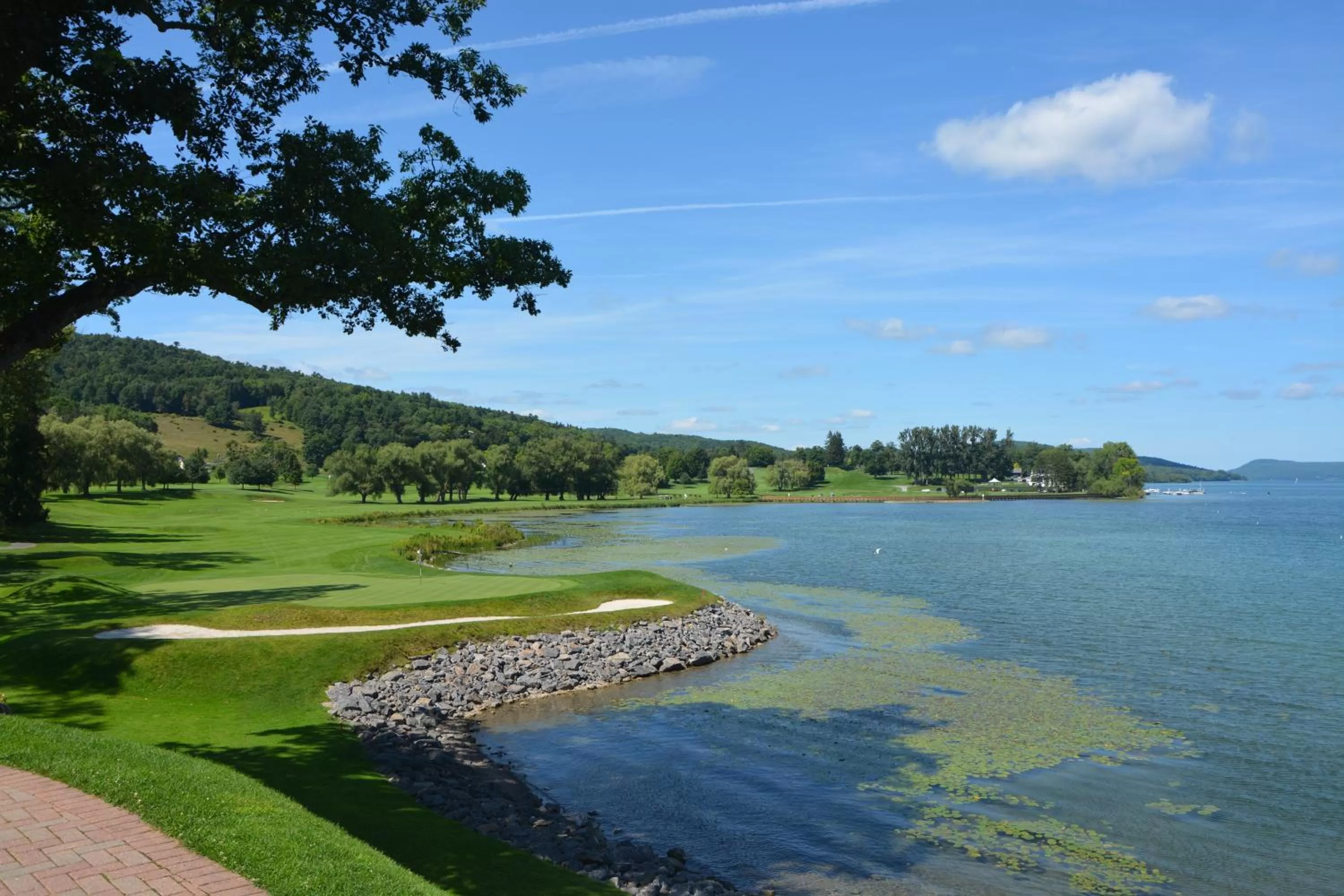 Lake view in The Otesaga Resort Hotel