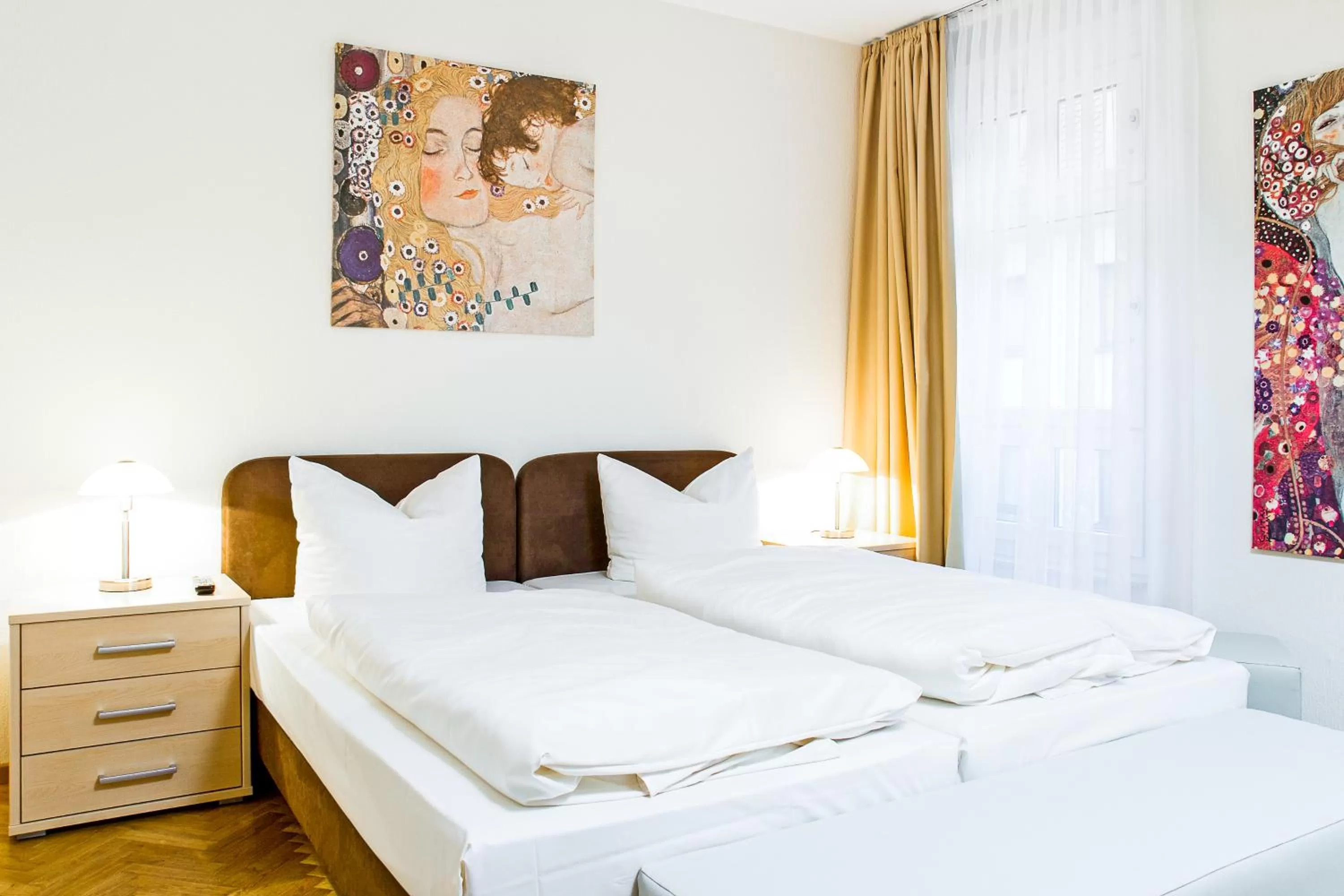 Bed in Aparthotel Münzgasse An der Frauenkirche