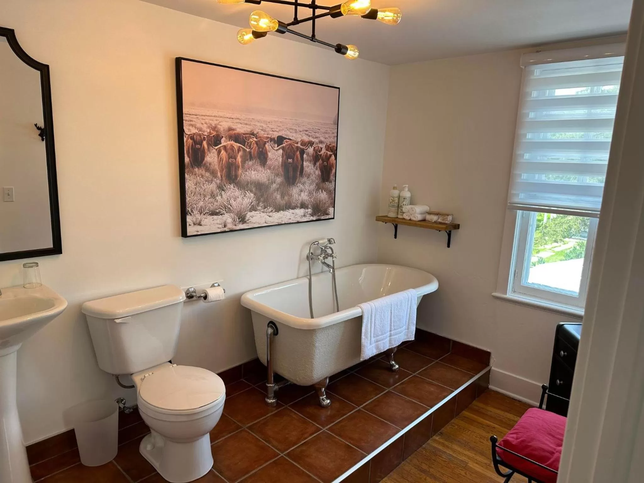 Bathroom in Hôtel Le Rustique